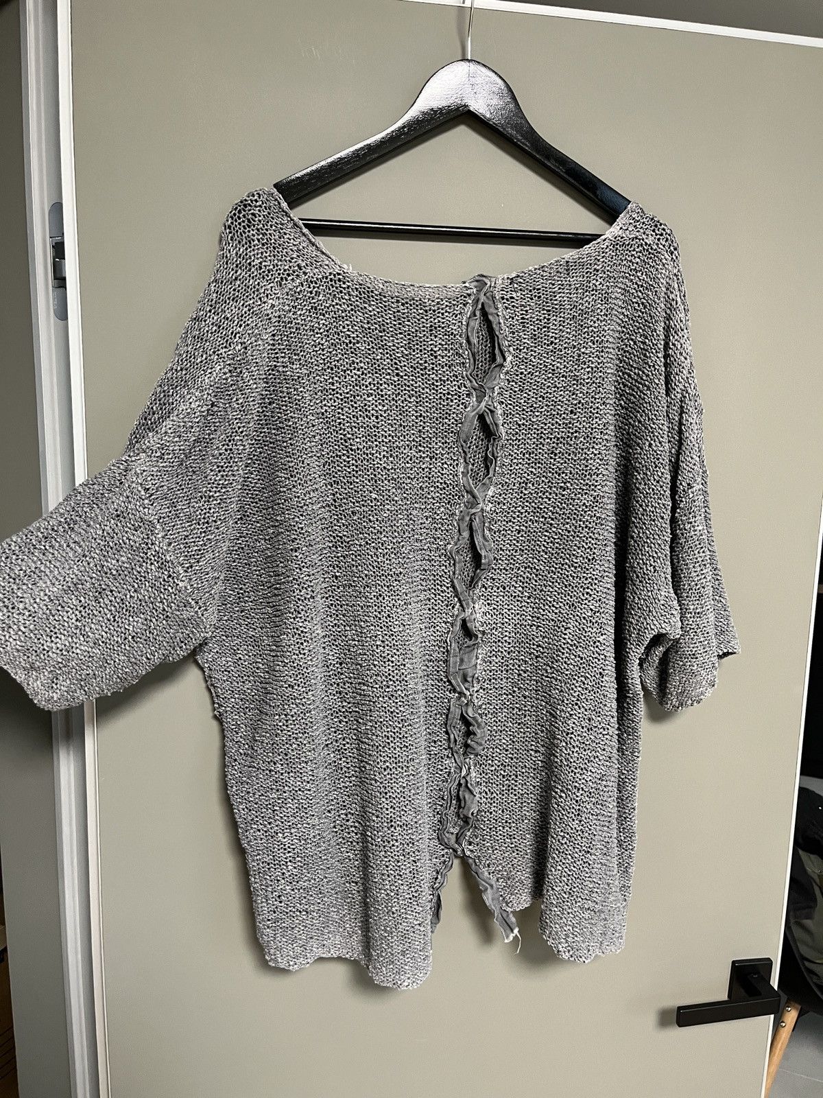 Barbara Speer Avant Garde Knited Oversized Sweater Cape