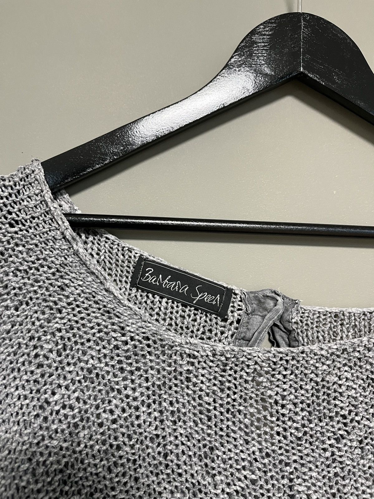 Barbara Speer Avant Garde Knited Oversized Sweater Cape