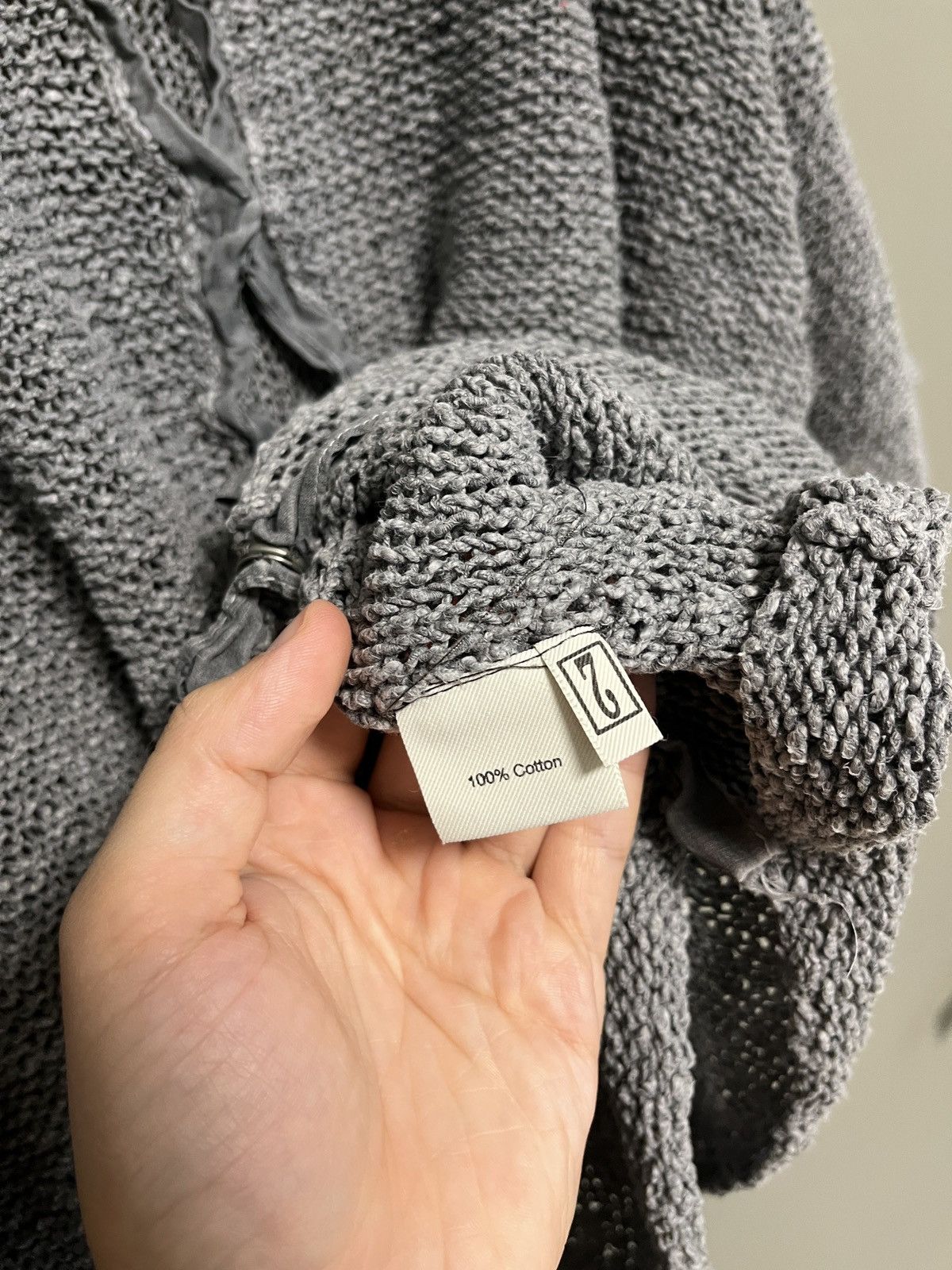 Barbara Speer Avant Garde Knited Oversized Sweater Cape