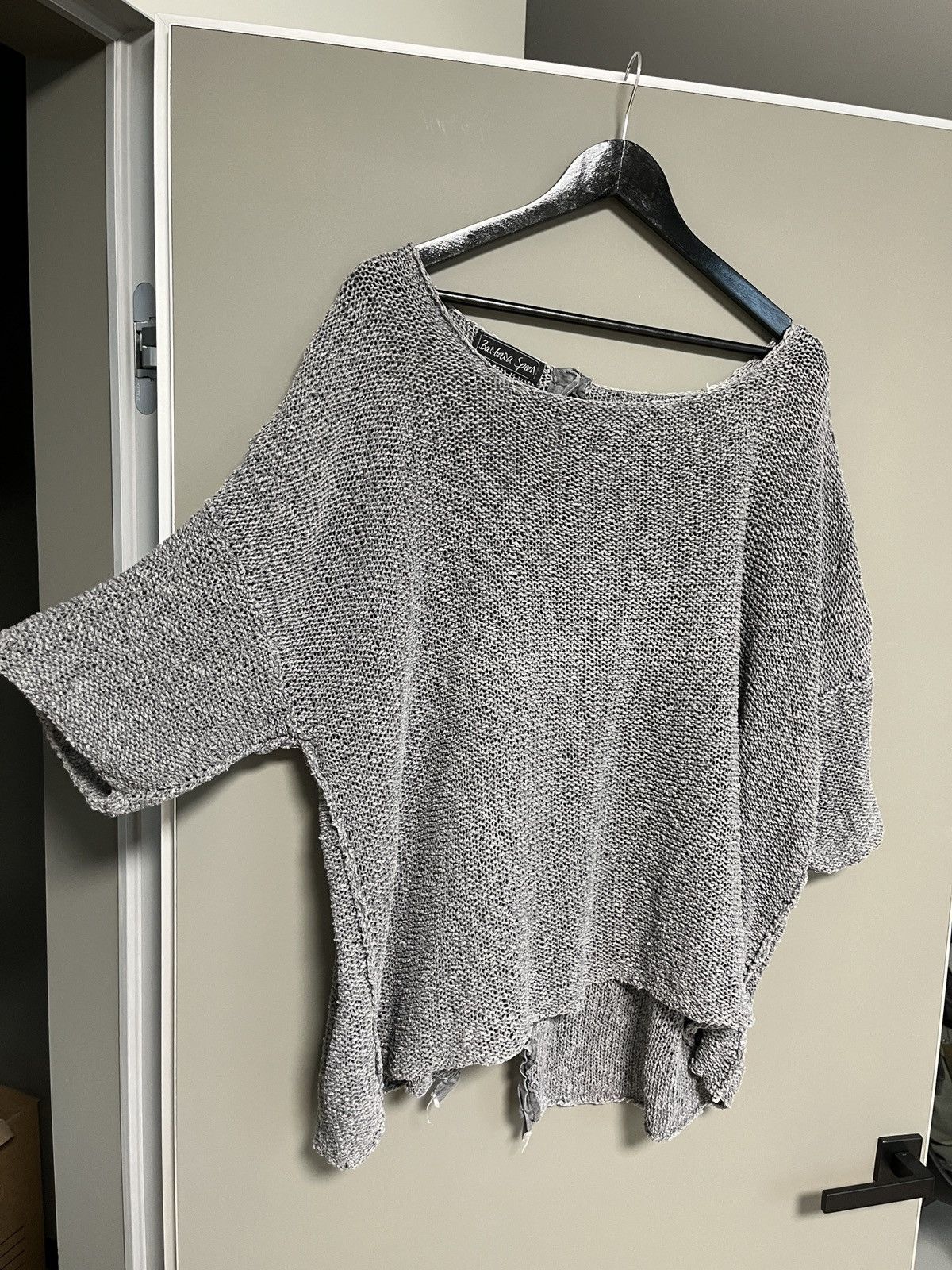 Barbara Speer Avant Garde Knited Oversized Sweater Cape