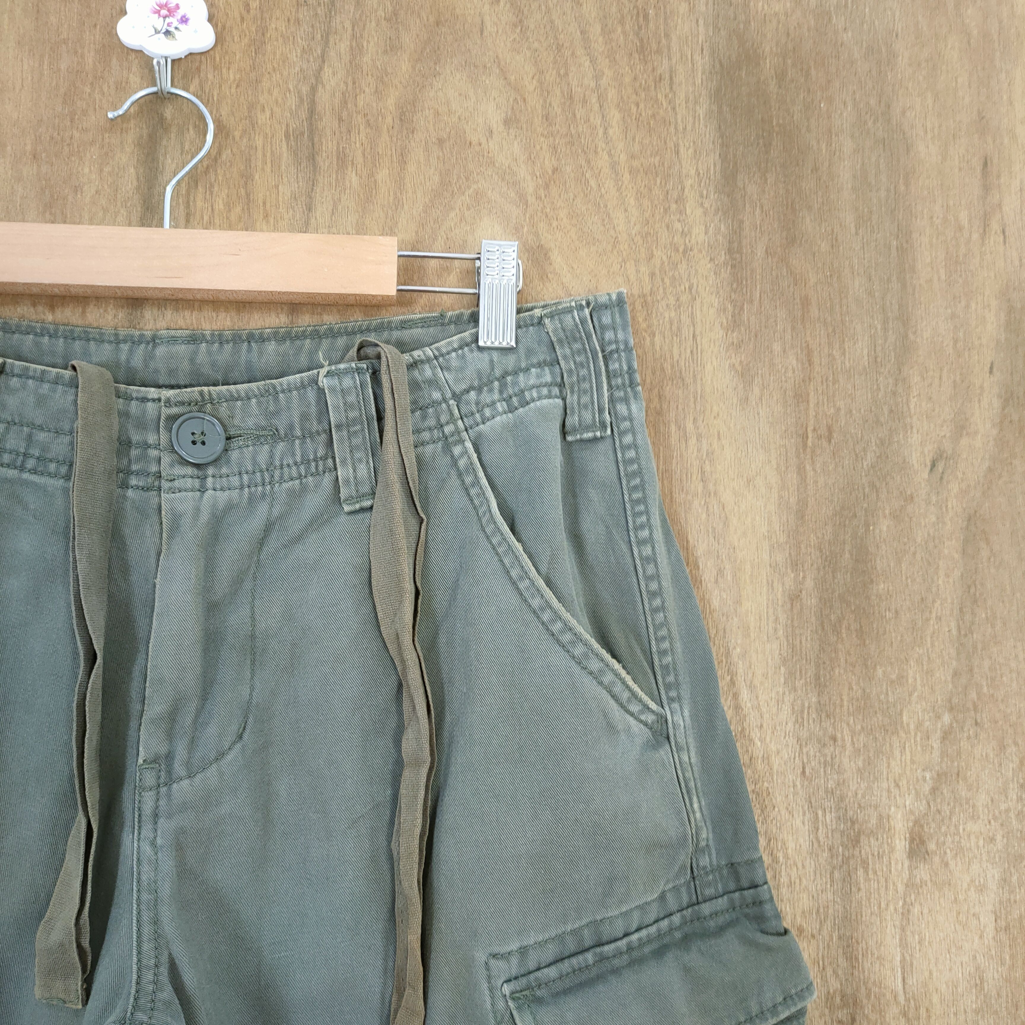 Vision Streetwear VINTAGE JAPANESE FADED RUSTY CARGO PANTS Size US 32 / EU 48 - 6 Thumbnail