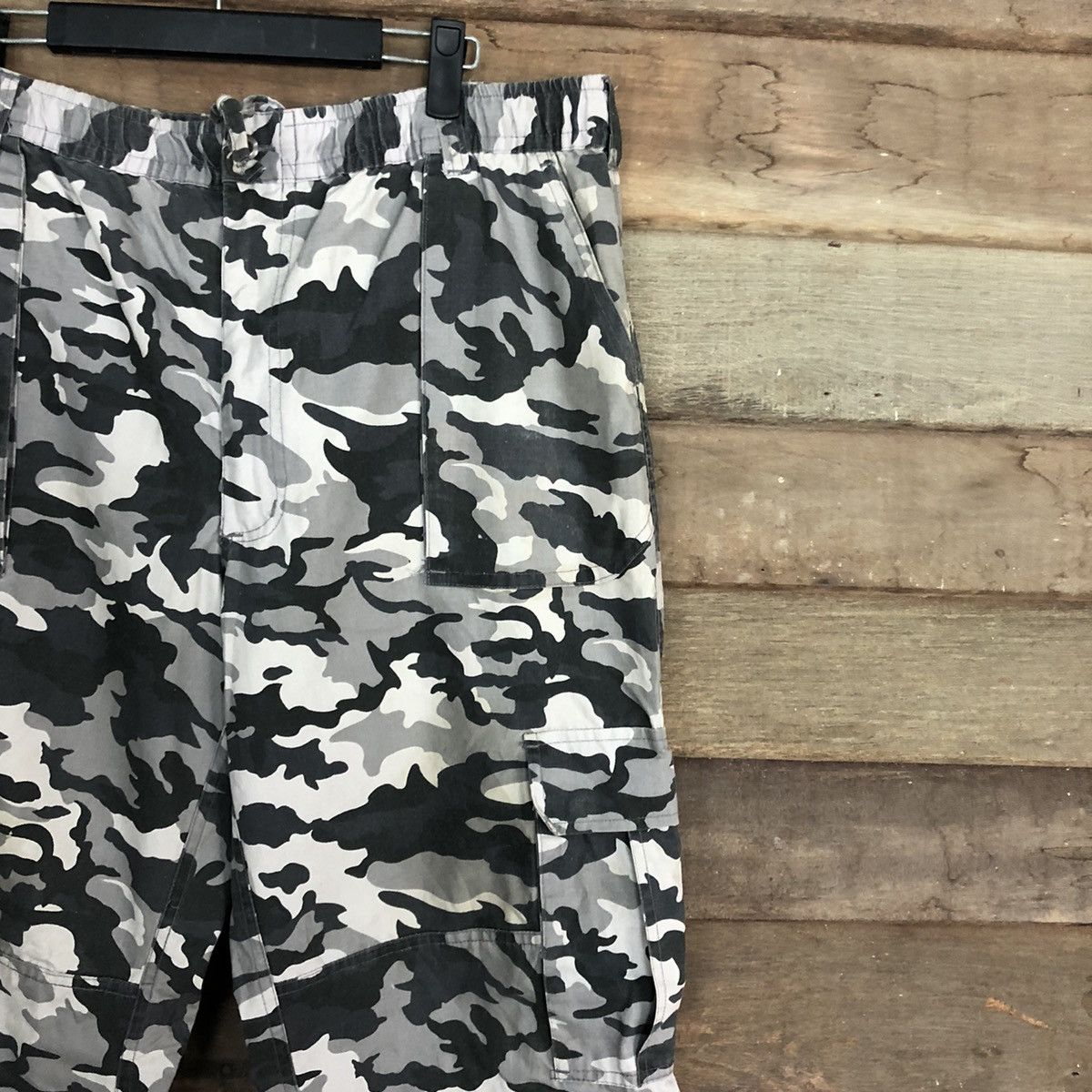 Japanese Brand Vintage Japan Grey Camo Tactical Cargo Pants #0569 Size US 36 / EU 52 - 5 Thumbnail