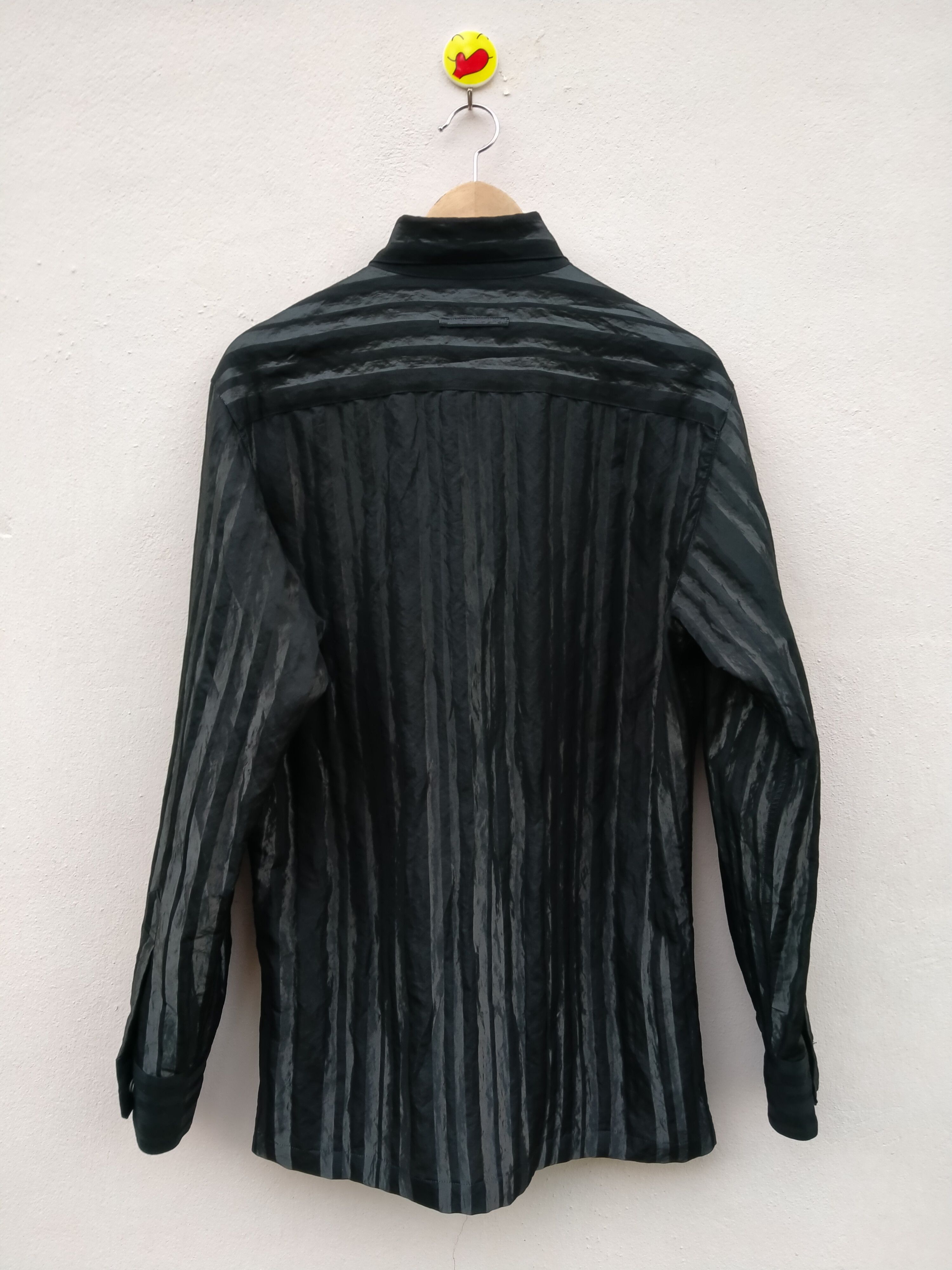 Jean Paul Gaultier Rare!! Vtg 90s Gaultier Homme Object Metallic Sheer Striped Size US M / EU 48-50 / 2 - 4 Thumbnail