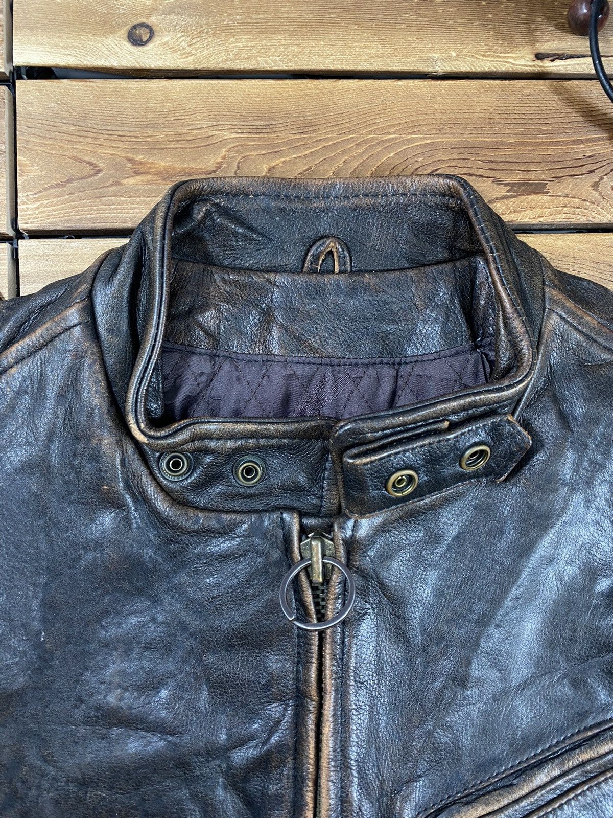 If Six Was Nine Vintage Harley Davidson Leather Jacket Motorcycle L Size US L / EU 52-54 / 3 - 8 Thumbnail