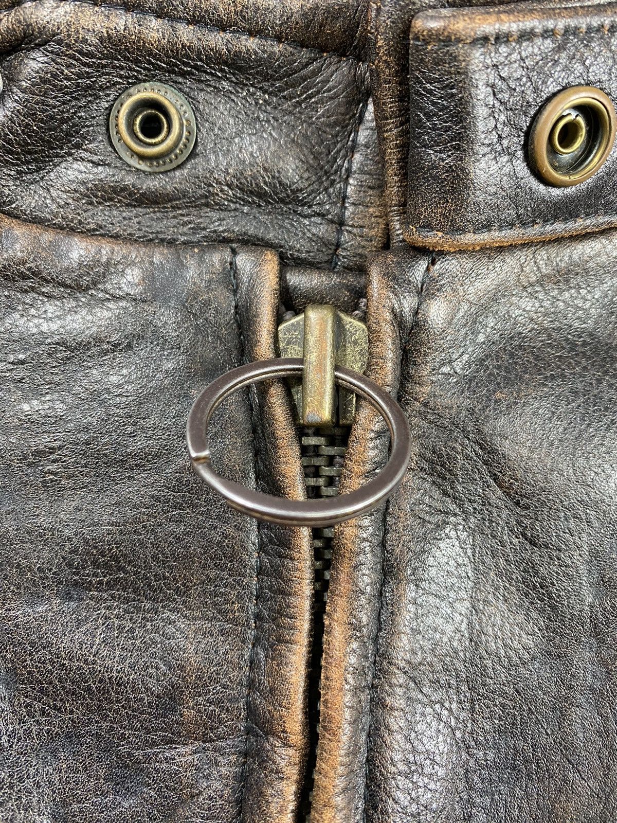 If Six Was Nine Vintage Harley Davidson Leather Jacket Motorcycle L Size US L / EU 52-54 / 3 - 13 Thumbnail