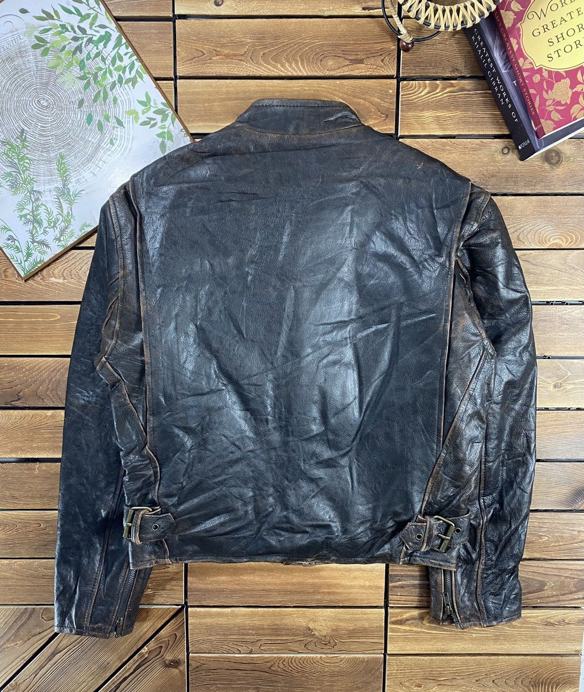 If Six Was Nine Vintage Harley Davidson Leather Jacket Motorcycle L Size US L / EU 52-54 / 3 - 12 Thumbnail