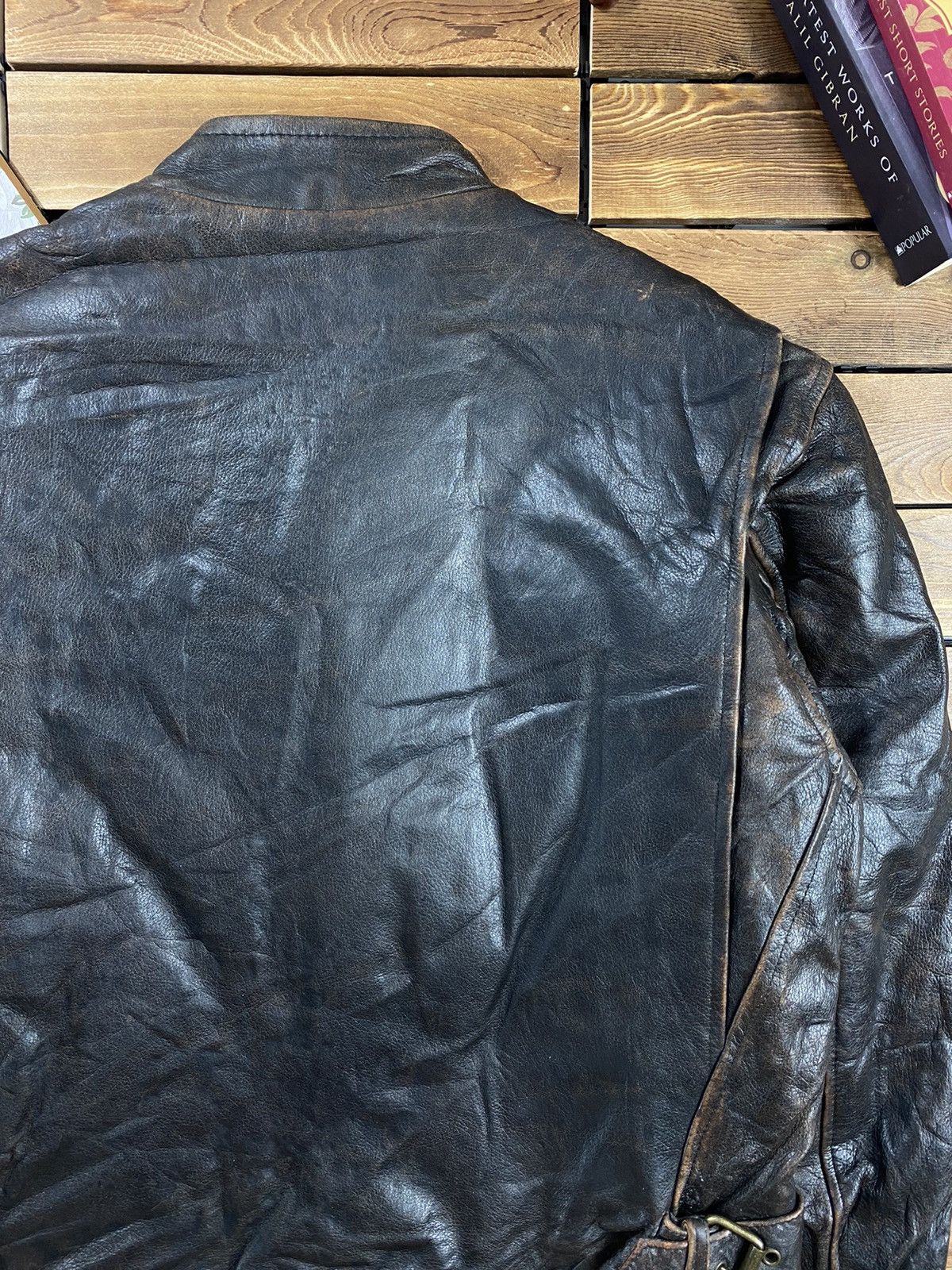 If Six Was Nine Vintage Harley Davidson Leather Jacket Motorcycle L Size US L / EU 52-54 / 3 - 16 Thumbnail