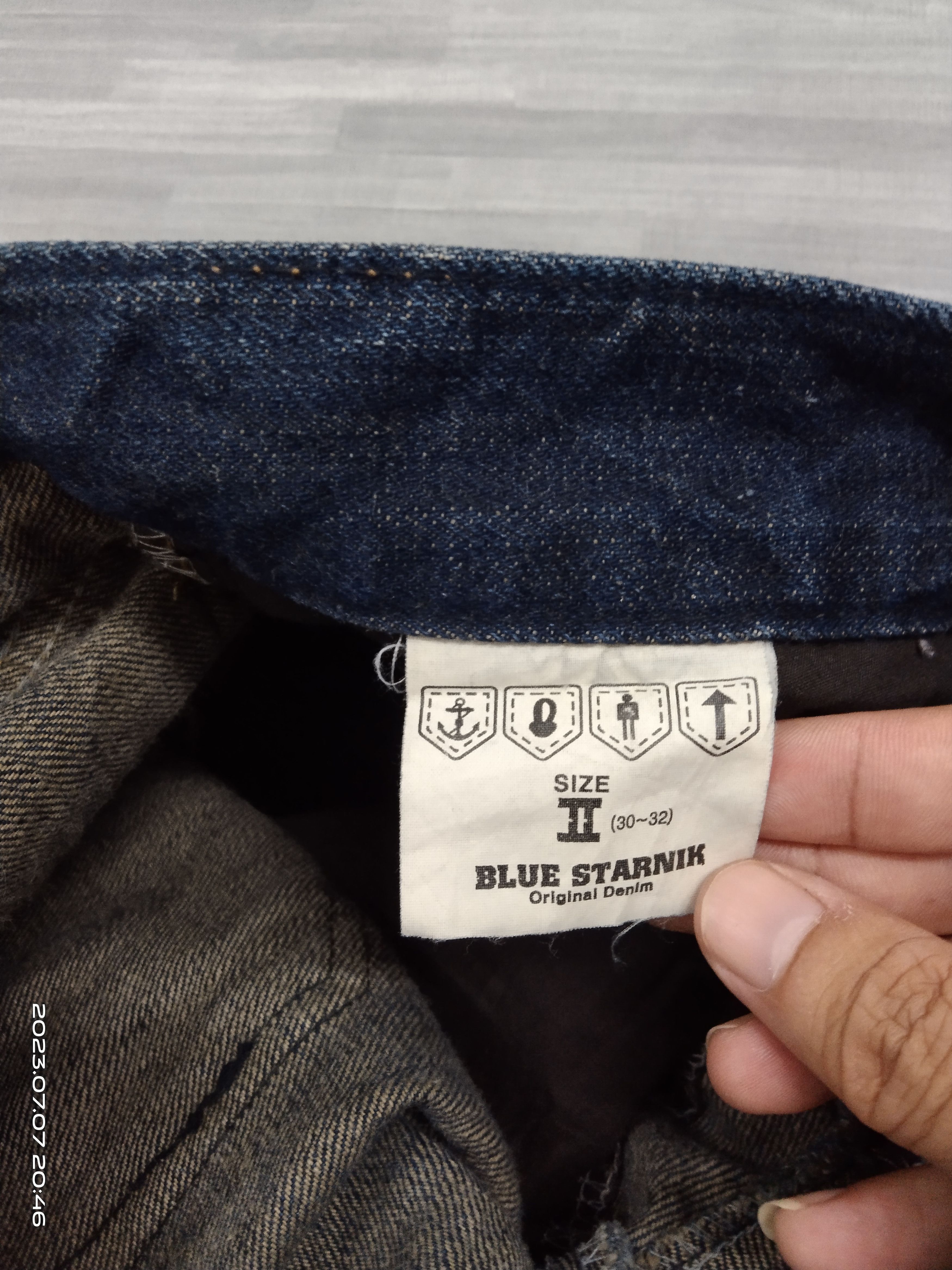 Japanese Brand SiCK RIPED PACTHWORK STARNIK DENIM PANTS Size US 32 / EU 48 - 8 Thumbnail