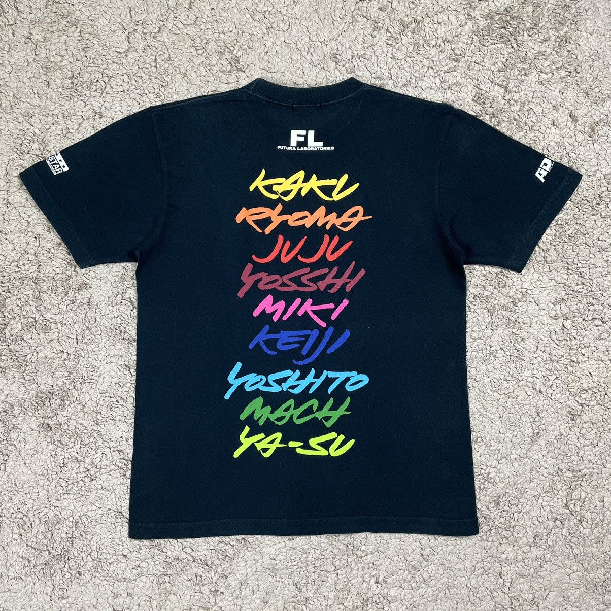 image of Futura Laboratories X Mortal Combat T-Shirt in Navy, Men's (Size Medium)