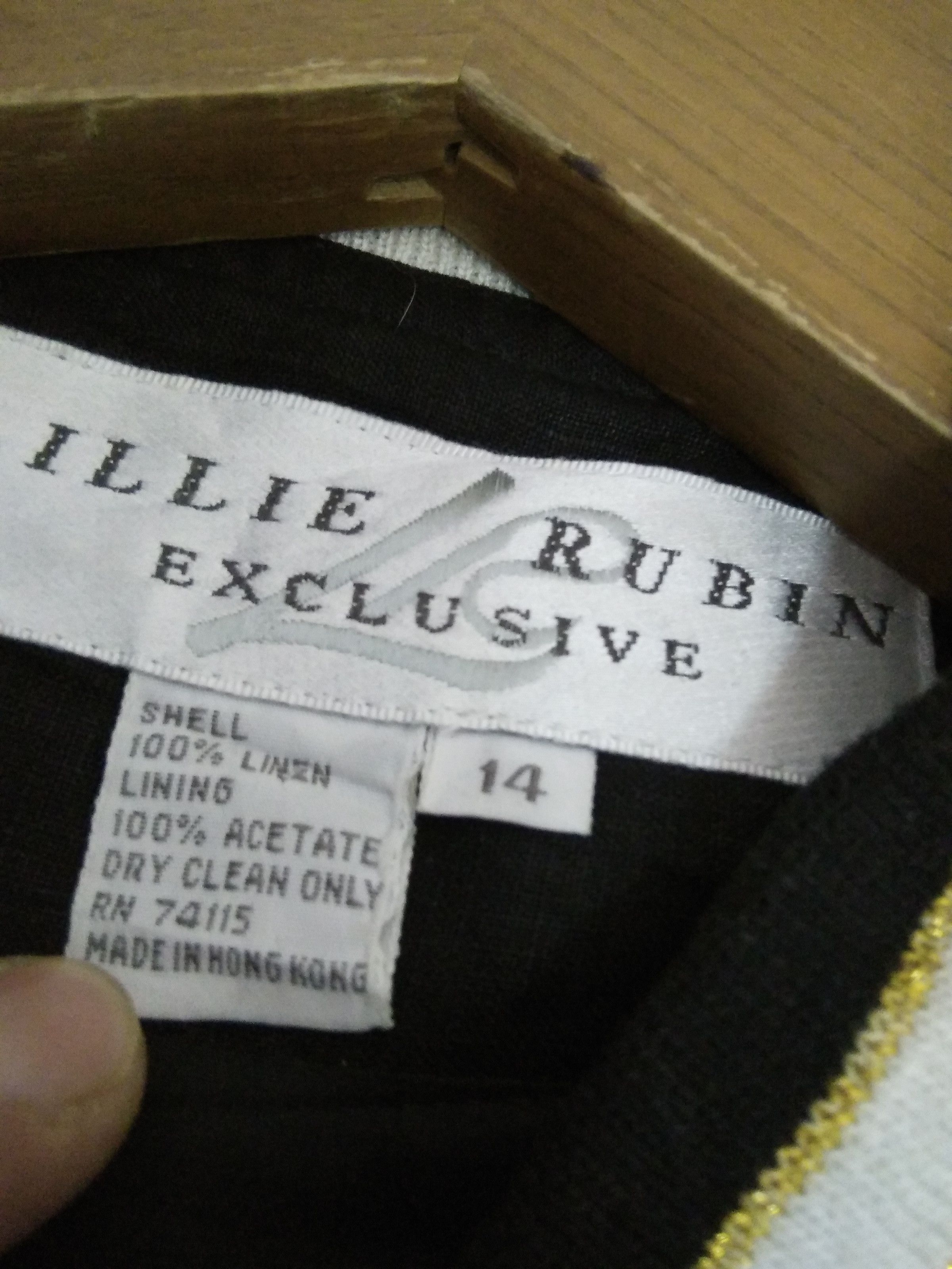 Other LILLIE RUBIN 100% LINEN EMBROIDERED DESIGN (A535) Size L / US 10 / IT 46 - 4 Thumbnail