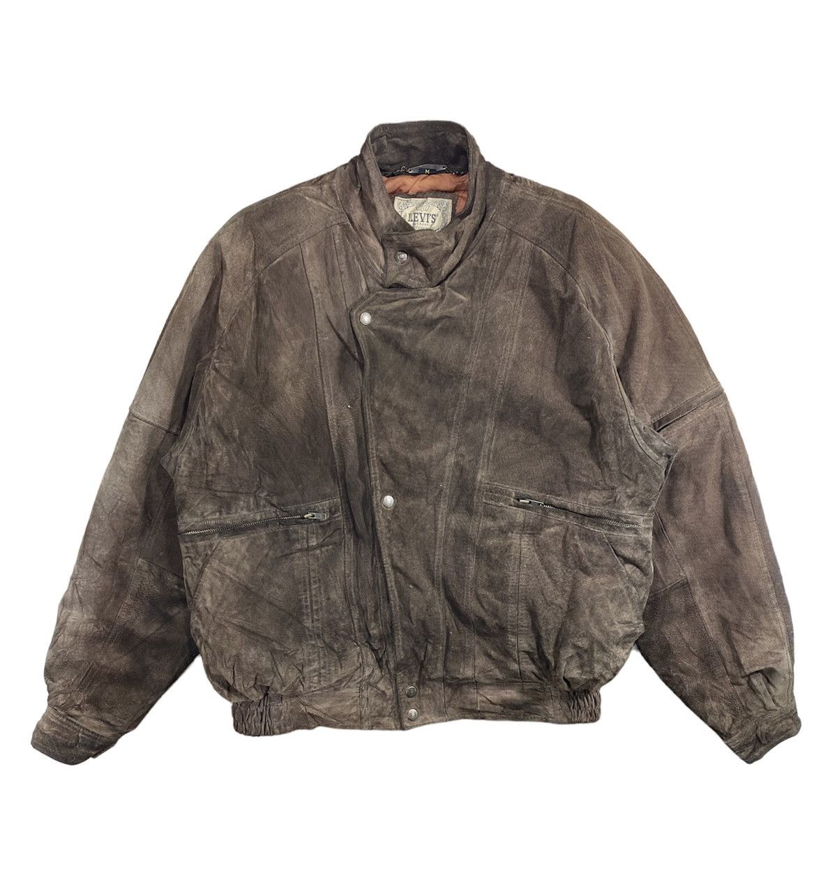 Levi's Vintage Clothing Vintage 70s 80s Levis Leather Faded Punk Rider Jacket Size M Size US M / EU 48-50 / 2 - 1 Thumbnail