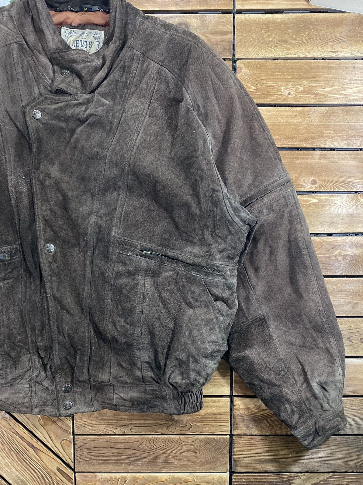 Levi's Vintage Clothing Vintage 70s 80s Levis Leather Faded Punk Rider Jacket Size M Size US M / EU 48-50 / 2 - 2 Thumbnail
