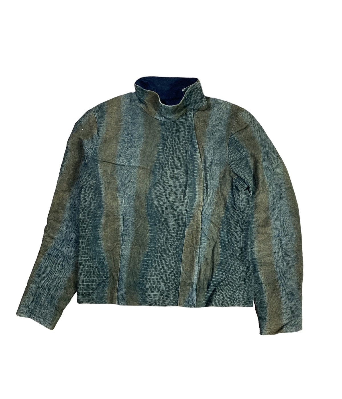 If Six Was Nine Vintage APC Japanese Brand Snakeskin Design Zip Cross Size M Size US M / EU 48-50 / 2 - 1 Thumbnail