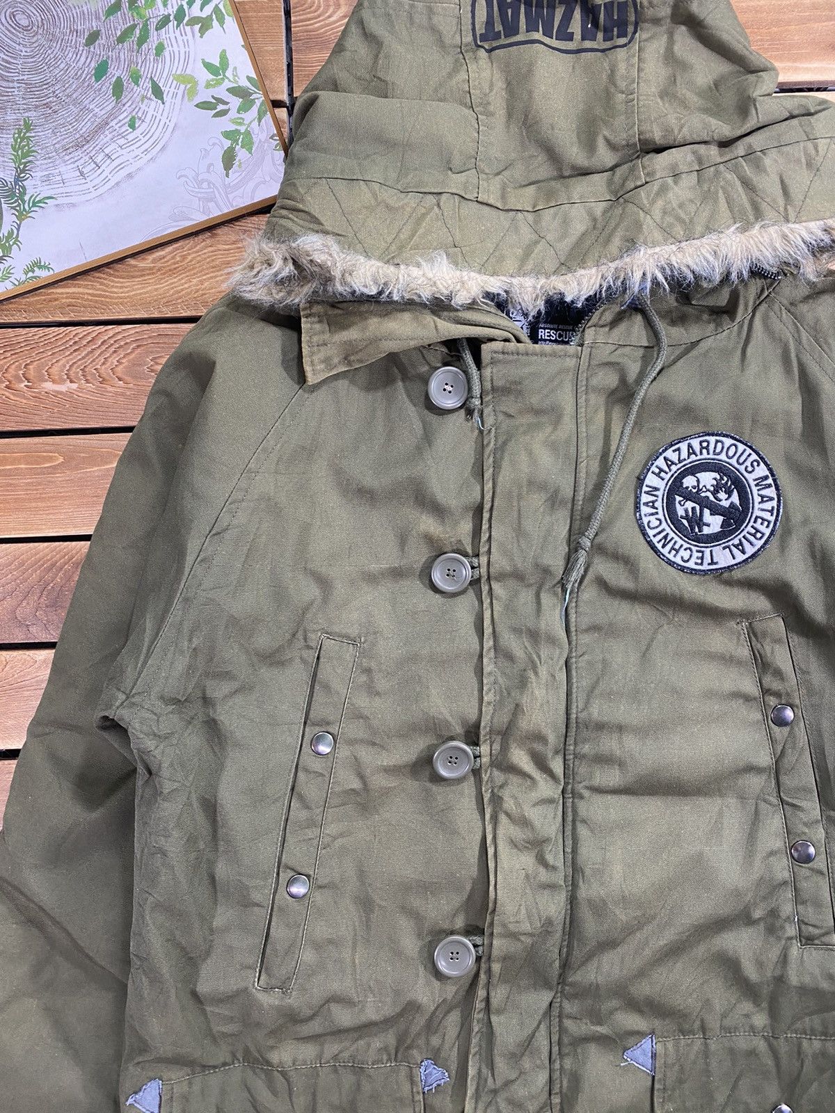 If Six Was Nine × Japanese Brand × Vintage Vintage Japanese Brand Punk Hazardous Tactical Jacket Size L Size US L / EU 52-54 / 3 - 5 Thumbnail