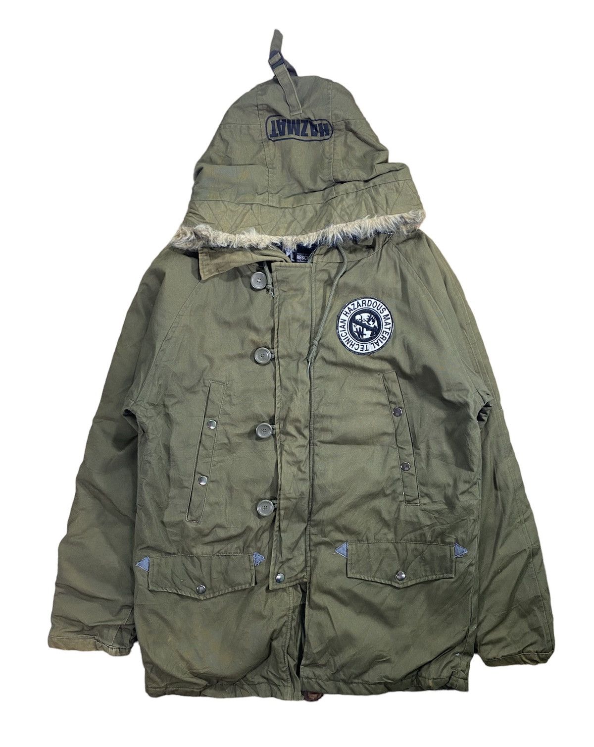If Six Was Nine × Japanese Brand × Vintage Vintage Japanese Brand Punk Hazardous Tactical Jacket Size L Size US L / EU 52-54 / 3 - 2 Thumbnail