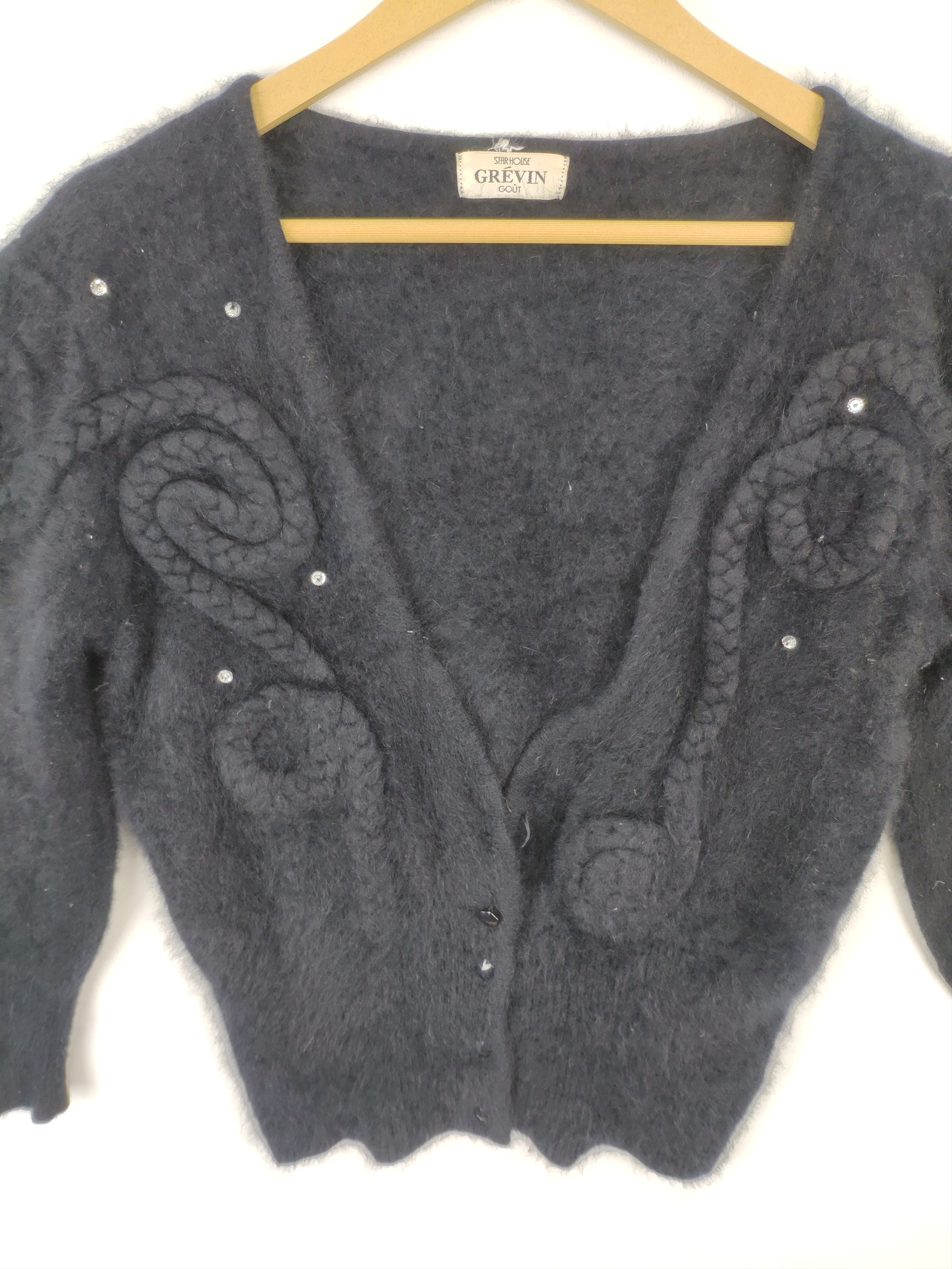 Japanese Brand × Vintage Vintage Mohair Cardigan Sweater Wool by Grevin Size M / US 6-8 / IT 42-44 - 12 Thumbnail