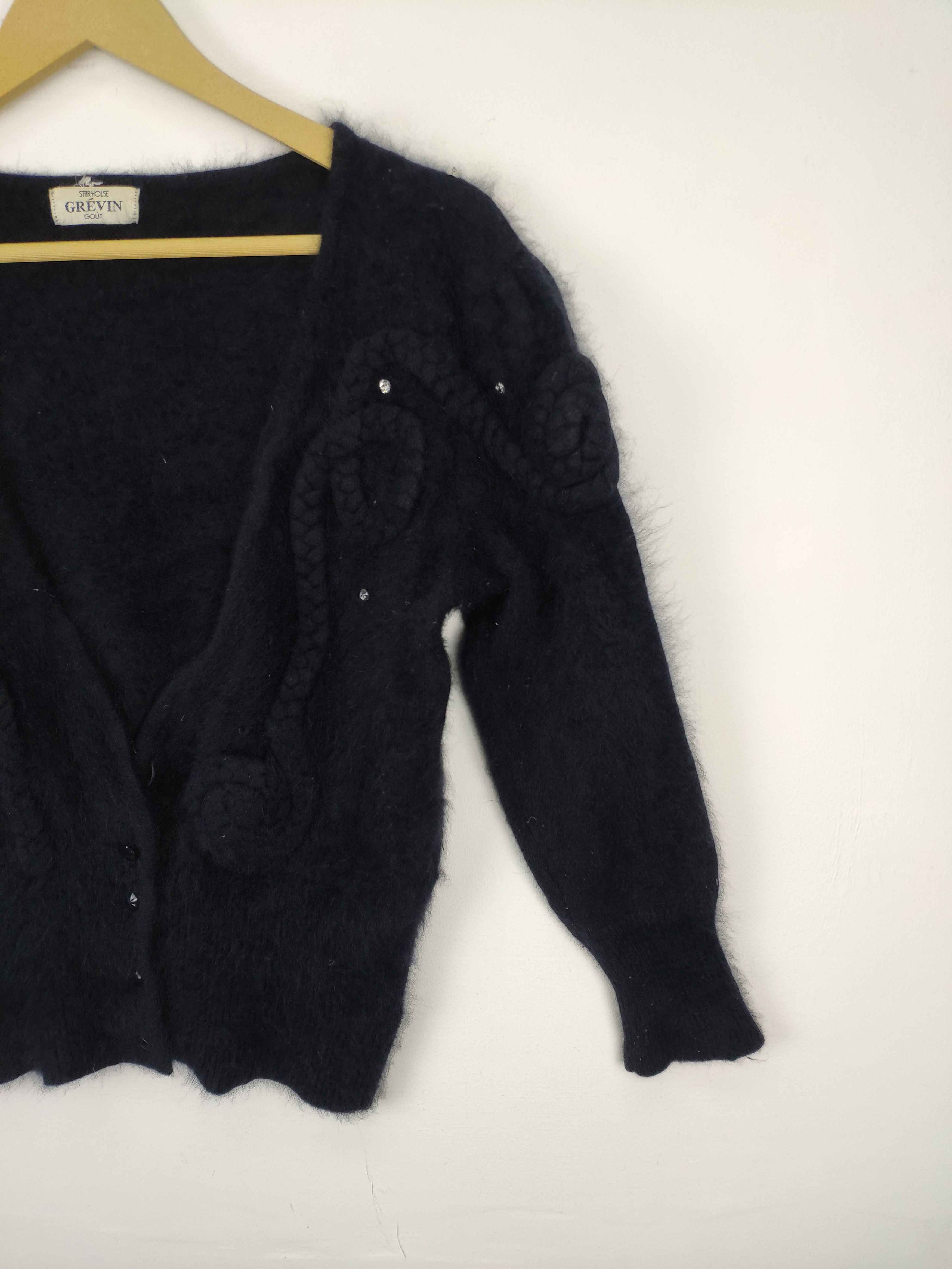 Japanese Brand × Vintage Vintage Mohair Cardigan Sweater Wool by Grevin Size M / US 6-8 / IT 42-44 - 6 Thumbnail