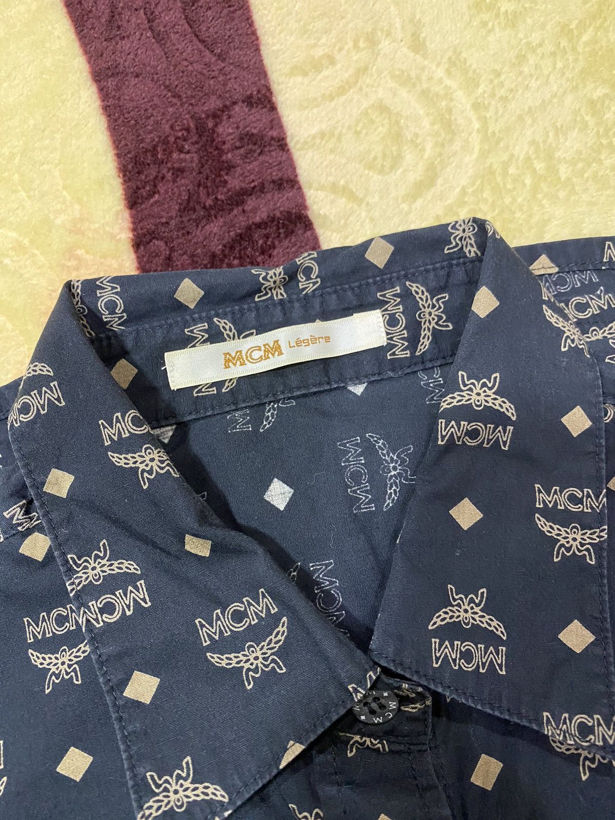 Japanese Brand × MCM × Vintage 🔥 STEALS 🔥Vintage MCM Monogram Baggy Button Shirt Size L / US 10 / IT 46 - 9 Thumbnail