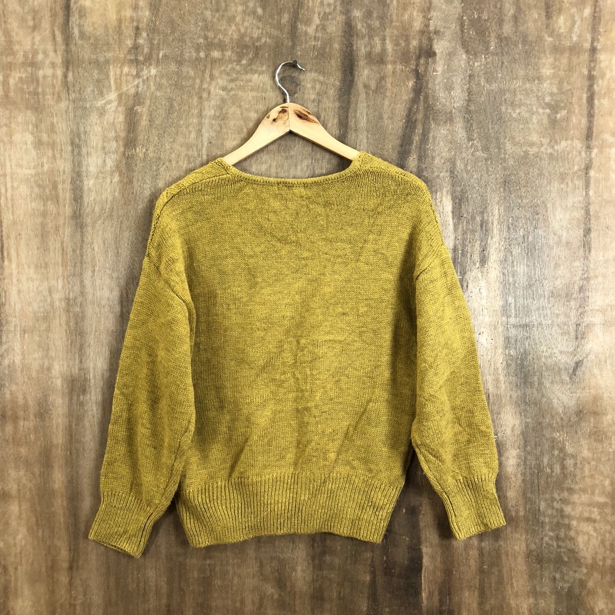 Aran Isles Knitwear Japanese brand Yellow Knitwear #131 Size US M / EU 48-50 / 2 - 7 Thumbnail
