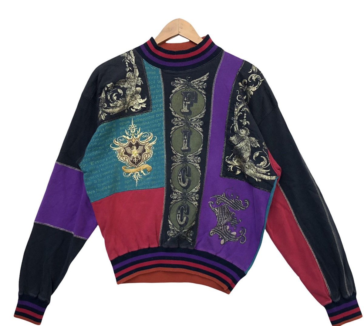 Japanese Brand × Vintage Vintage Yoshiyuki Konishi Ficce Sport Sweatshirt Size US M / EU 48-50 / 2 - 1 Thumbnail