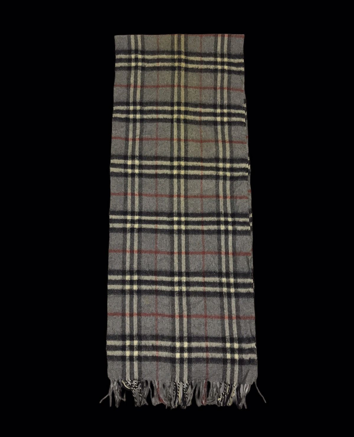 Burberry BURBERRY Pure Virgin Wool Nova Check Monogram Muffler Size ONE SIZE - 3 Thumbnail