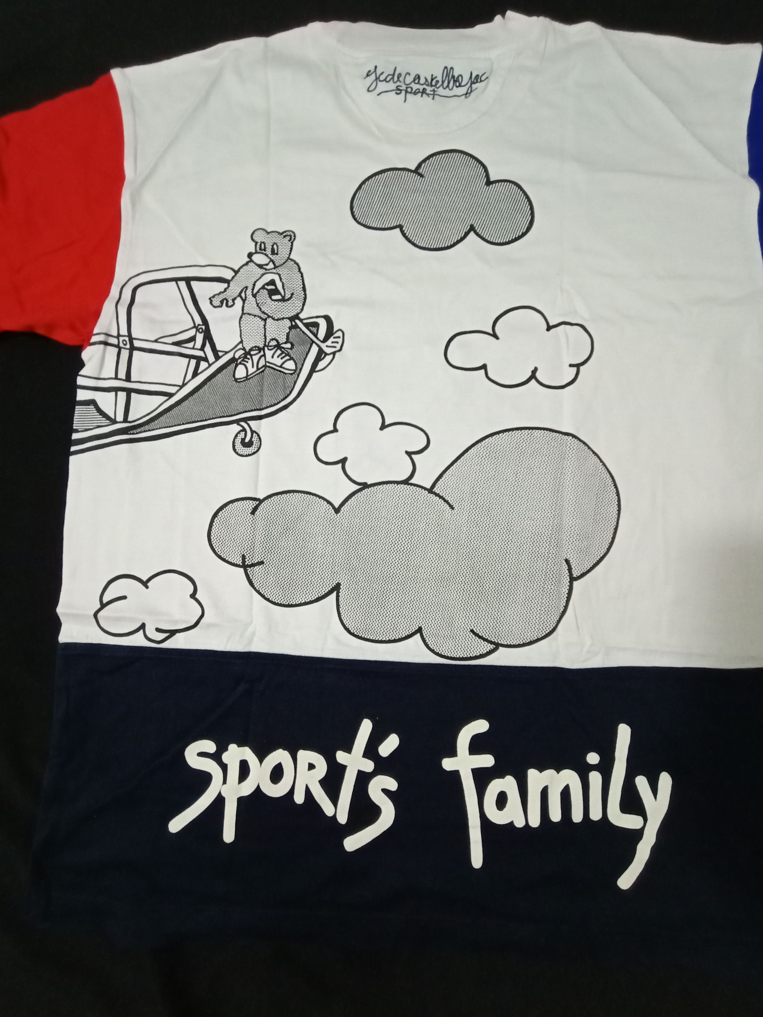 Jean Charles De Castelbajac Sport's Family Flying High Over Printed Color Block Size US M / EU 48-50 / 2 - 3 Thumbnail