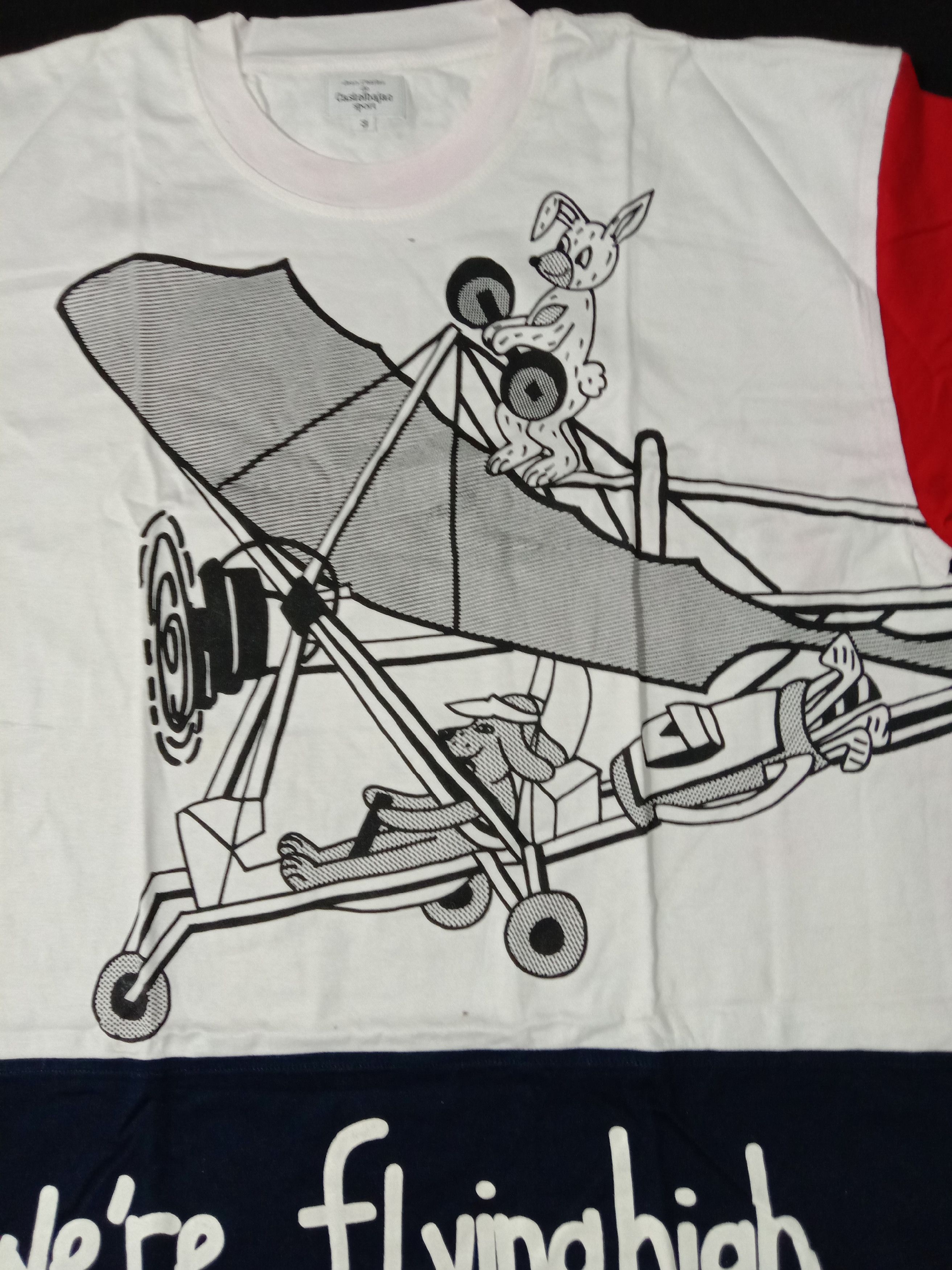 image of Italian Designers x Jean Charles De Castelbajac Vintage Jc De Castelbajac Over Printed Color Block 