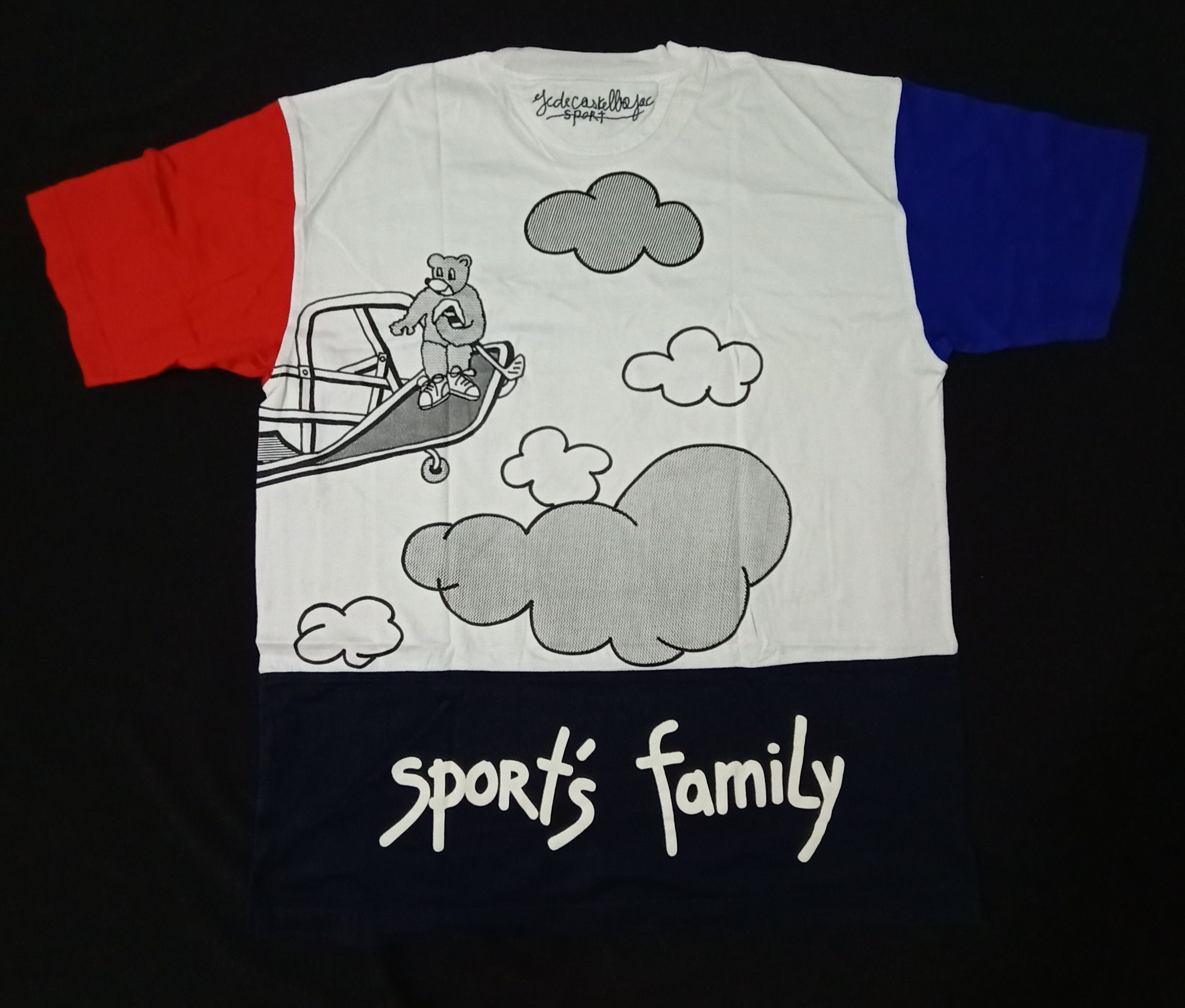 Jean Charles De Castelbajac Sport's Family Flying High Over Printed Color Block Size US M / EU 48-50 / 2 - 2 Thumbnail
