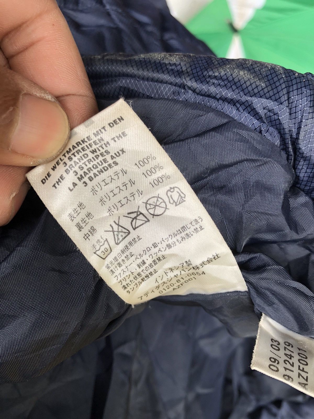 Adidas Adidas Puffer Jacket 3 Stripe Trefoil Color Blue Size US L / EU 52-54 / 3 - 6 Thumbnail
