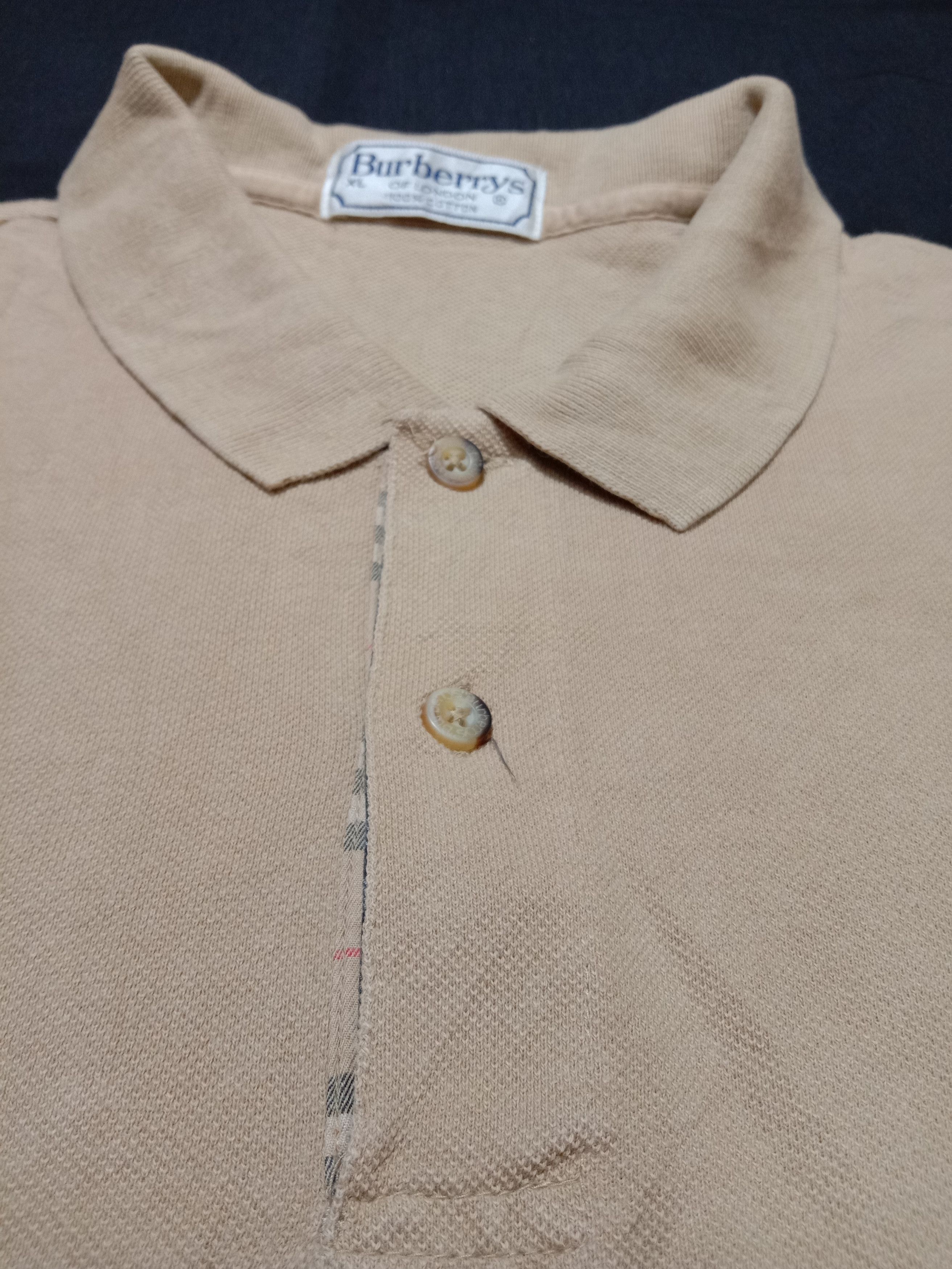 Burberry Prorsum Vintage Burberrys Long Sleeve Polo Shirt Embroidery Logo Size US L / EU 52-54 / 3 - 3 Thumbnail
