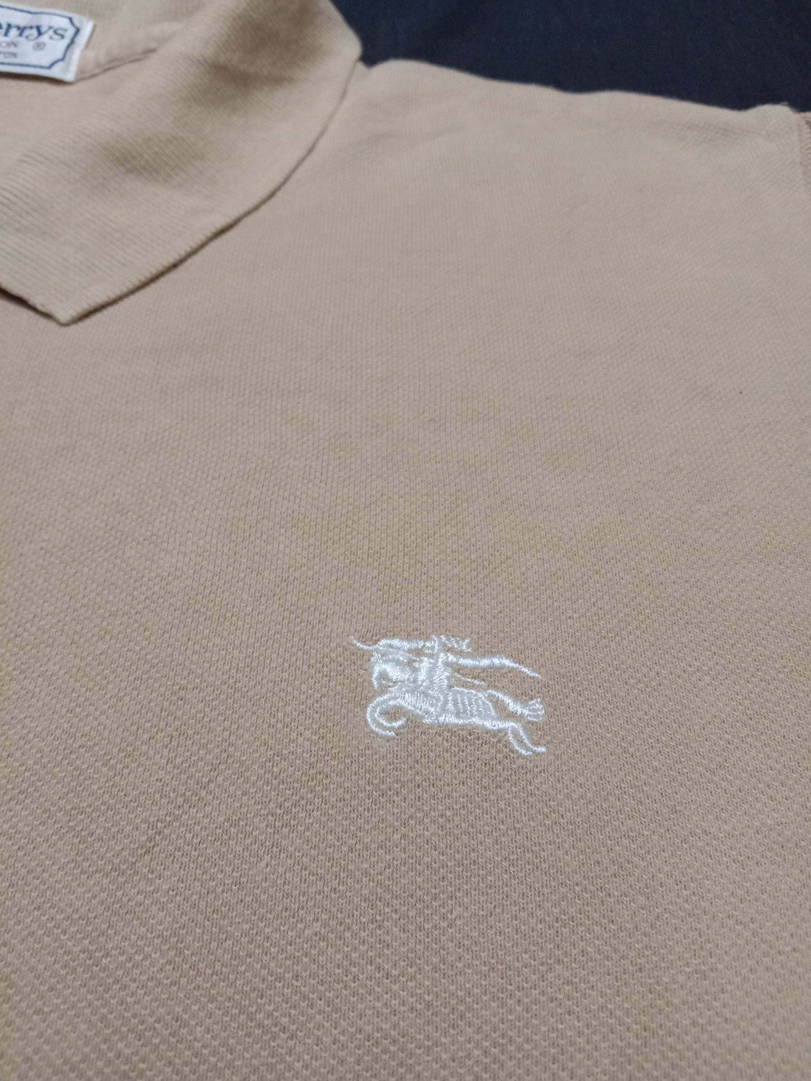 Burberry Prorsum Vintage Burberrys Long Sleeve Polo Shirt Embroidery Logo Size US L / EU 52-54 / 3 - 2 Thumbnail