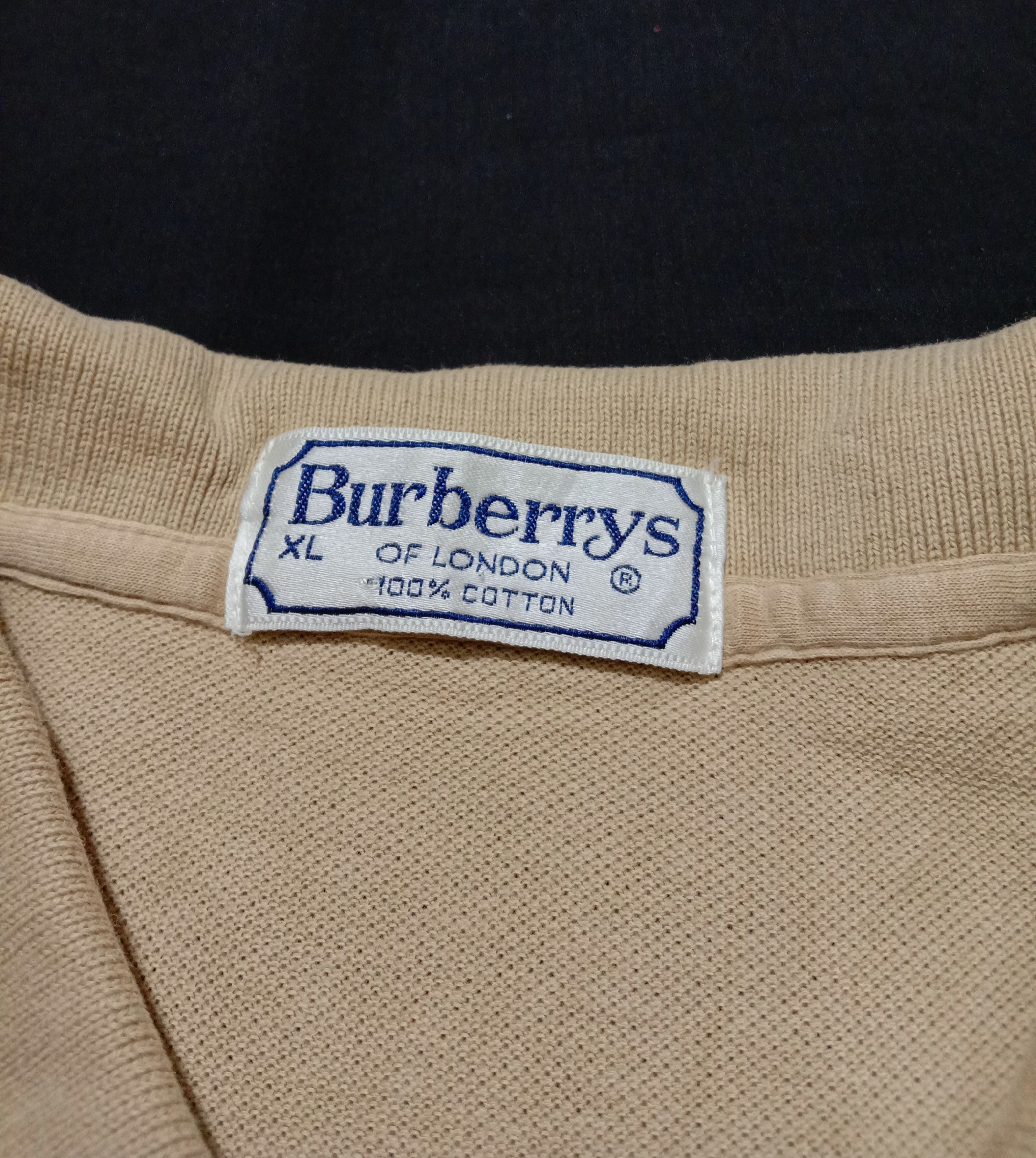 Burberry Prorsum Vintage Burberrys Long Sleeve Polo Shirt Embroidery Logo Size US L / EU 52-54 / 3 - 4 Thumbnail
