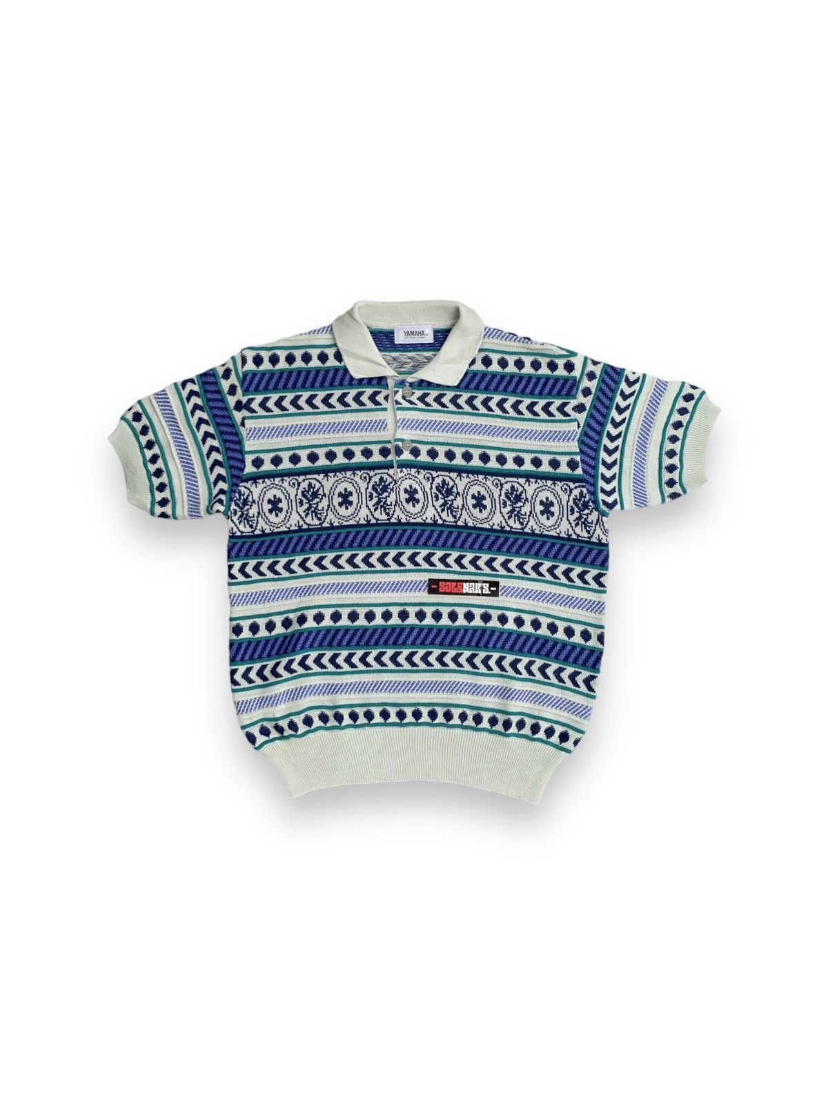 Vintage yamaha racing japan knitwear rare designer old logo