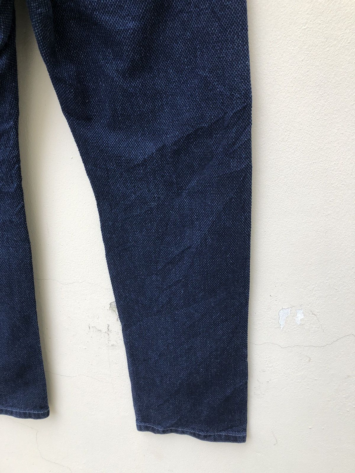 Freewheelers GRAPH ZERO Made in Japan Knackered Indigo Blue Sashiko Jeans Size US 32 / EU 48 - 22 Thumbnail