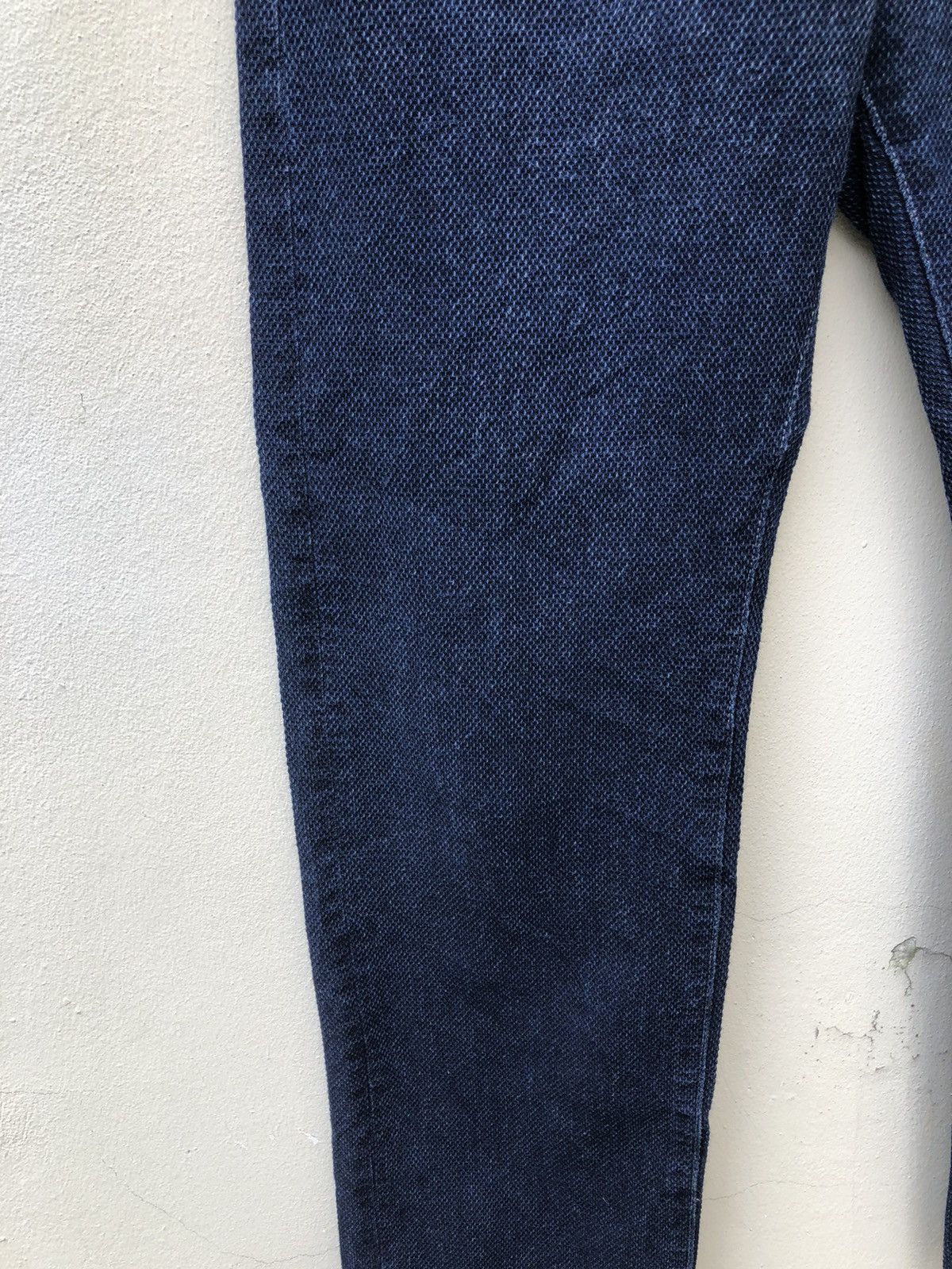 Freewheelers GRAPH ZERO Made in Japan Knackered Indigo Blue Sashiko Jeans Size US 32 / EU 48 - 11 Thumbnail
