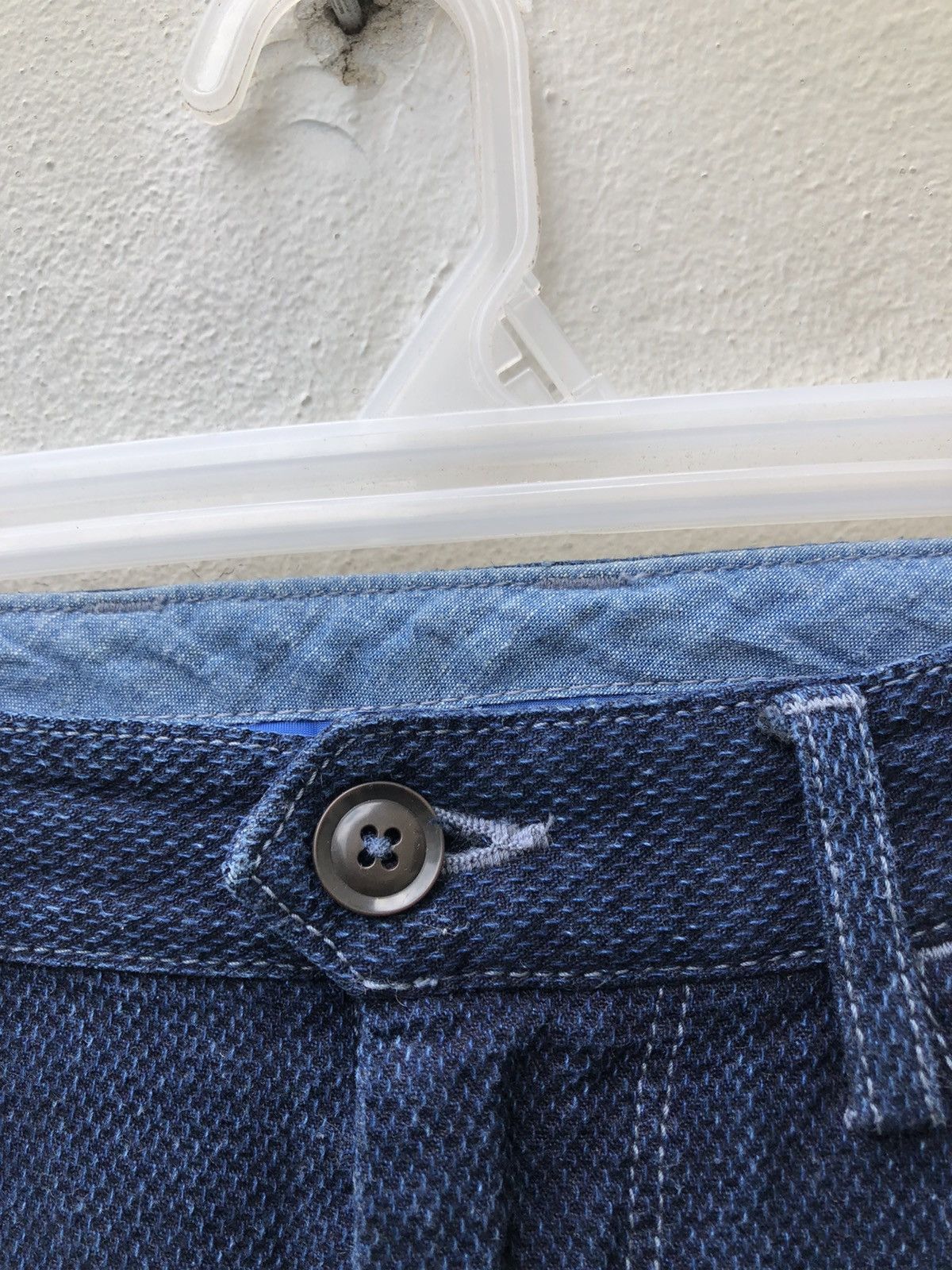 Freewheelers GRAPH ZERO Made in Japan Knackered Indigo Blue Sashiko Jeans Size US 32 / EU 48 - 8 Thumbnail