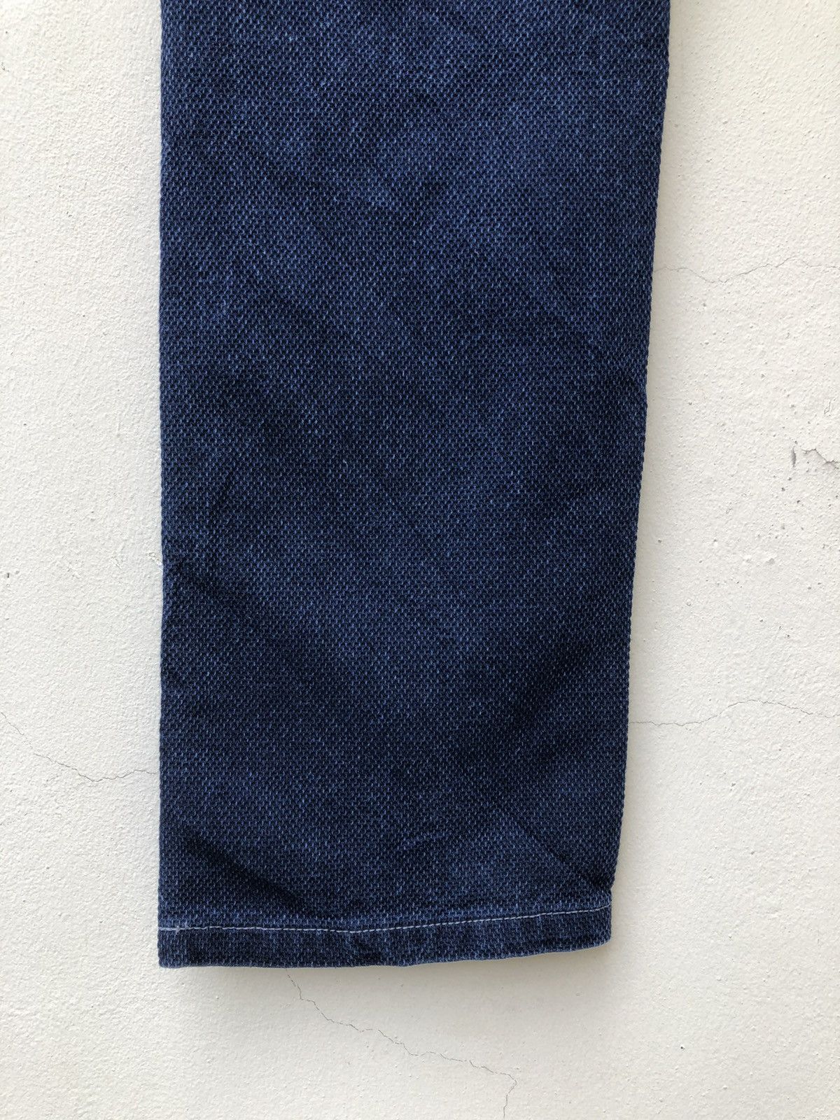 Freewheelers GRAPH ZERO Made in Japan Knackered Indigo Blue Sashiko Jeans Size US 32 / EU 48 - 19 Thumbnail