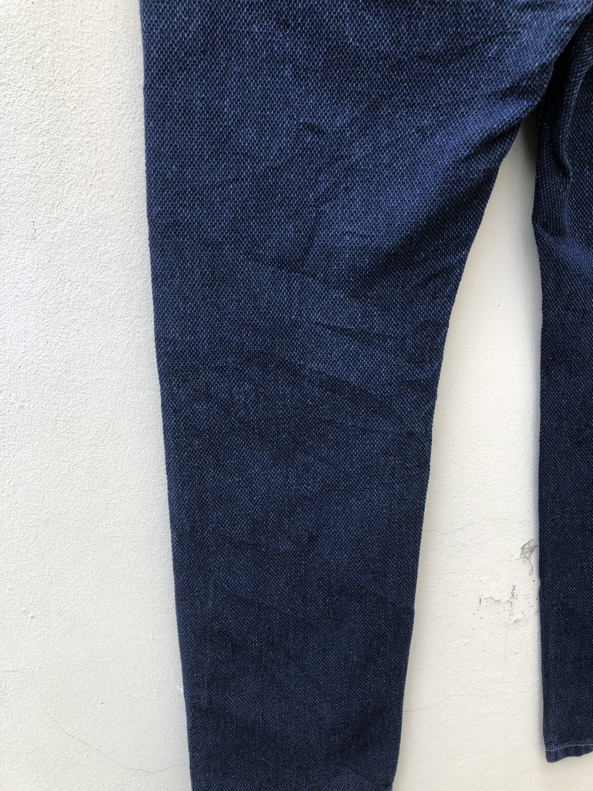 Freewheelers GRAPH ZERO Made in Japan Knackered Indigo Blue Sashiko Jeans Size US 32 / EU 48 - 18 Thumbnail