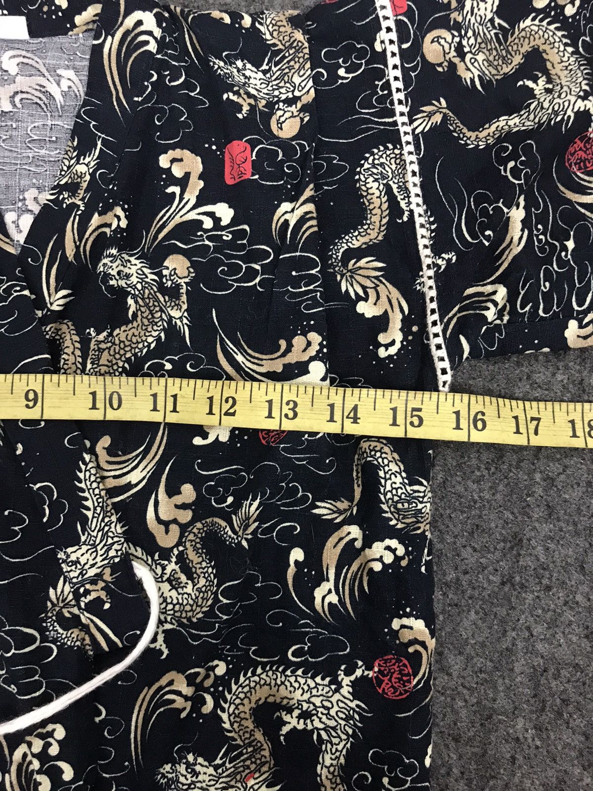 Japanese Brand Kid/Youth Jinbei Kimono Cardigan Happi Dragon Motif i875 Size US XS / EU 42 / 0 - 6 Thumbnail
