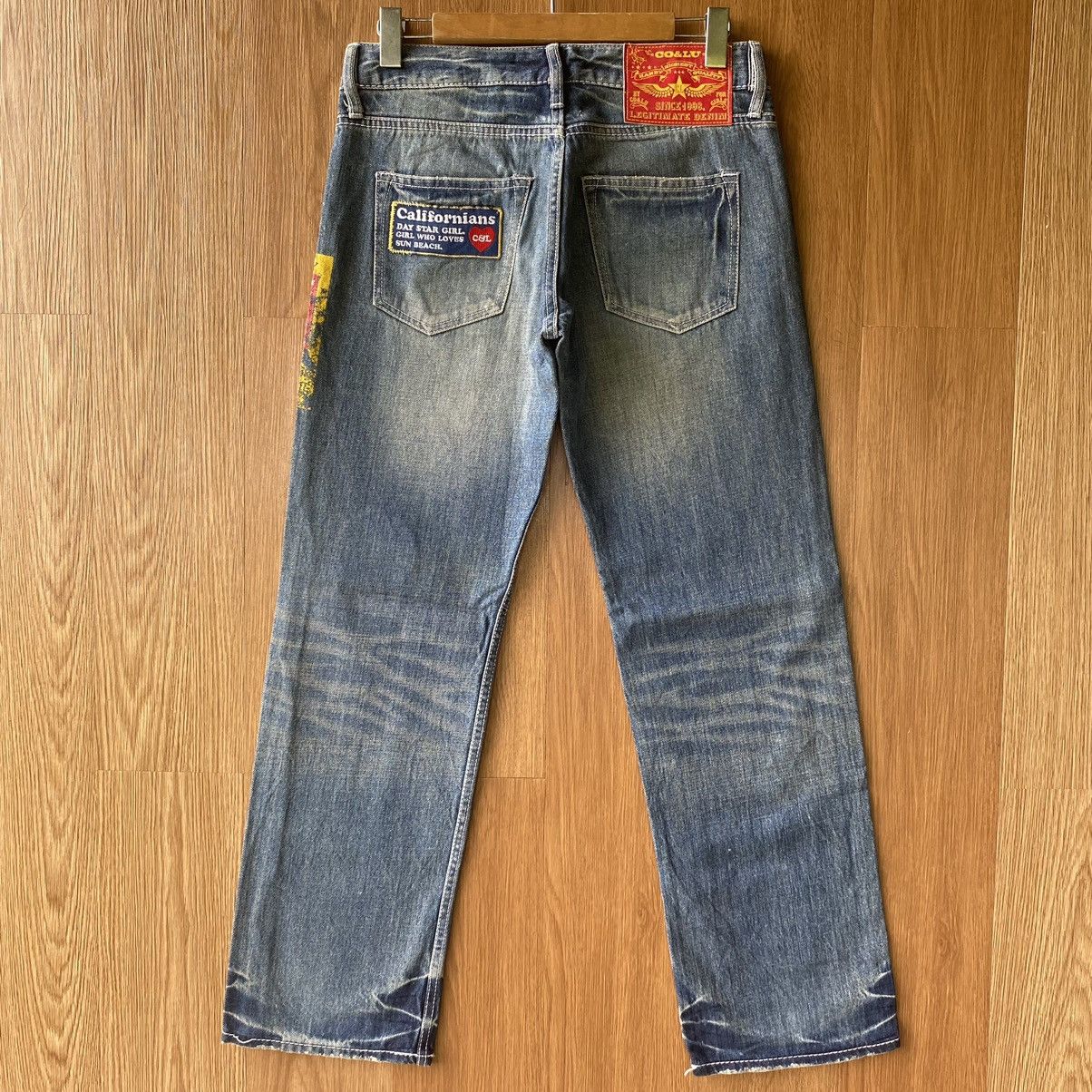 Beauty Beast Vintage co & lu over print inspired hysteric glamour jeans Size US 30 / EU 46 - 6 Thumbnail