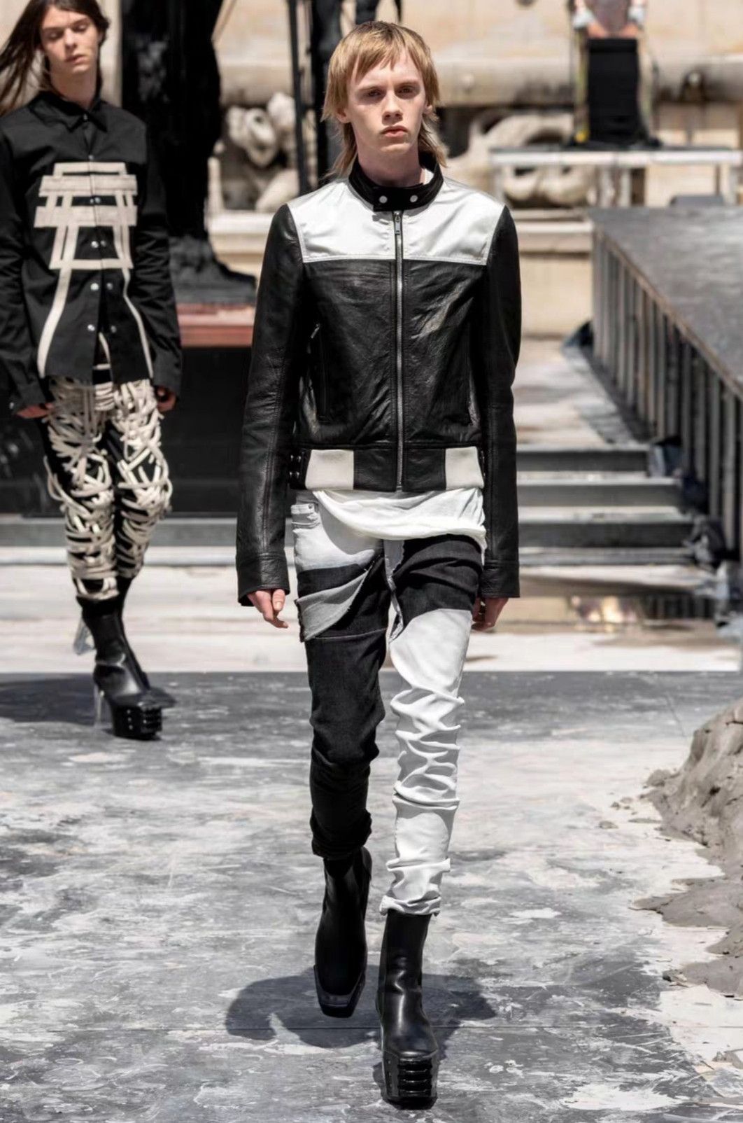 RICK OWENS ss20 leather jacket
