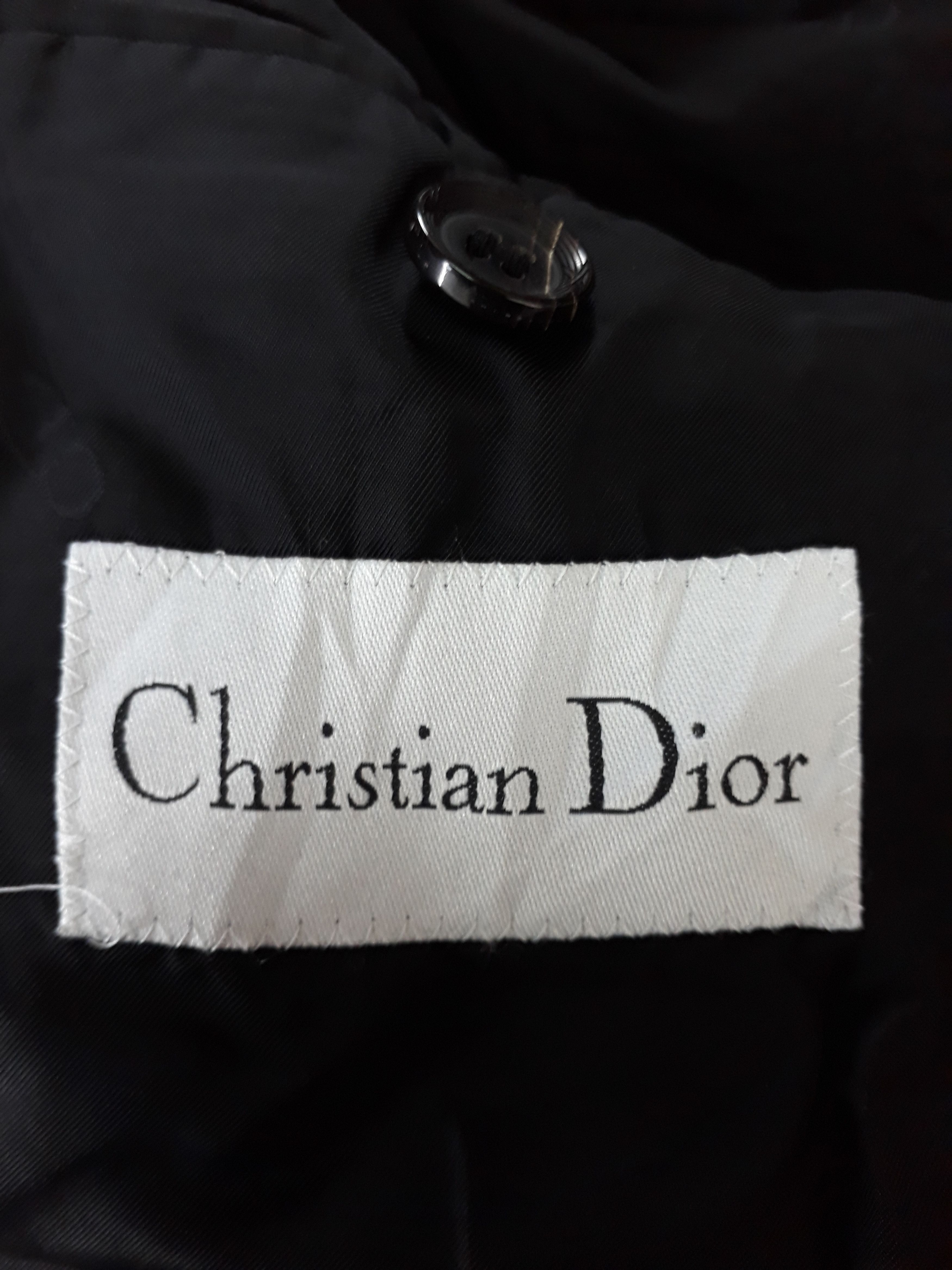 Christian Dior Monsieur Christian Dior Black Coat Size US L / EU 52-54 / 3 - 7 Thumbnail