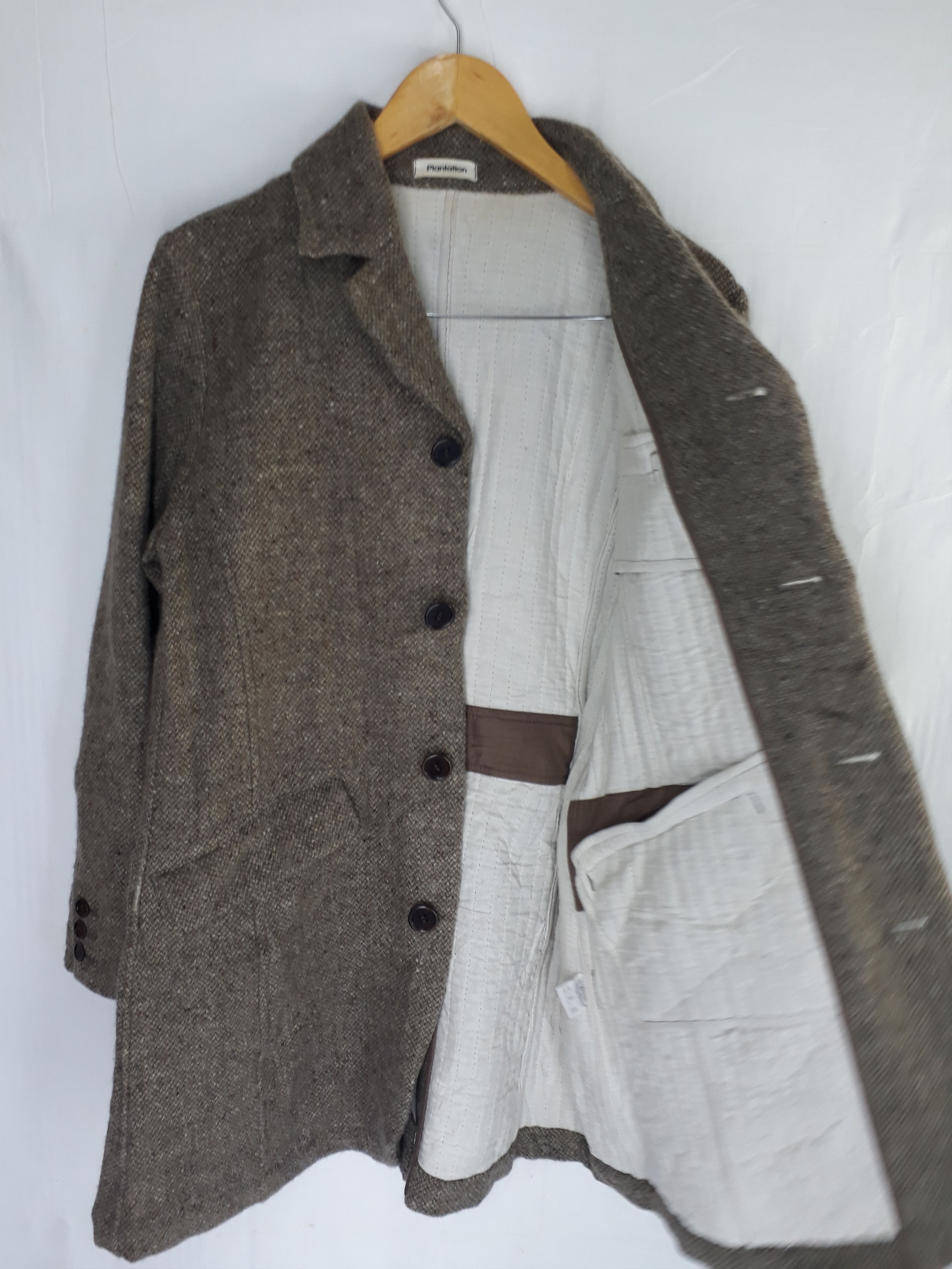 Issey Miyake 80's Plantation By Issey Miyake Long Coat Size US S / EU 44-46 / 1 - 6 Thumbnail