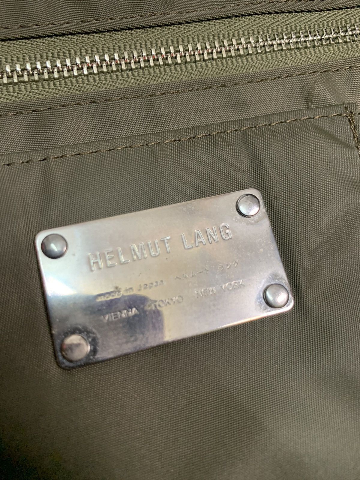 Helmut Lang AW99 HELMUT LANG canvas military long tote bag Size ONE SIZE - 3 Thumbnail
