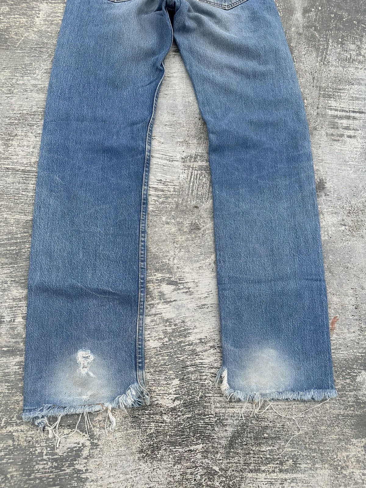 Levi's VINTAGE LEVIS 501 DISTRESSED COWBOY PUNK RAVE COWBOY USA Size US 29 - 13 Thumbnail