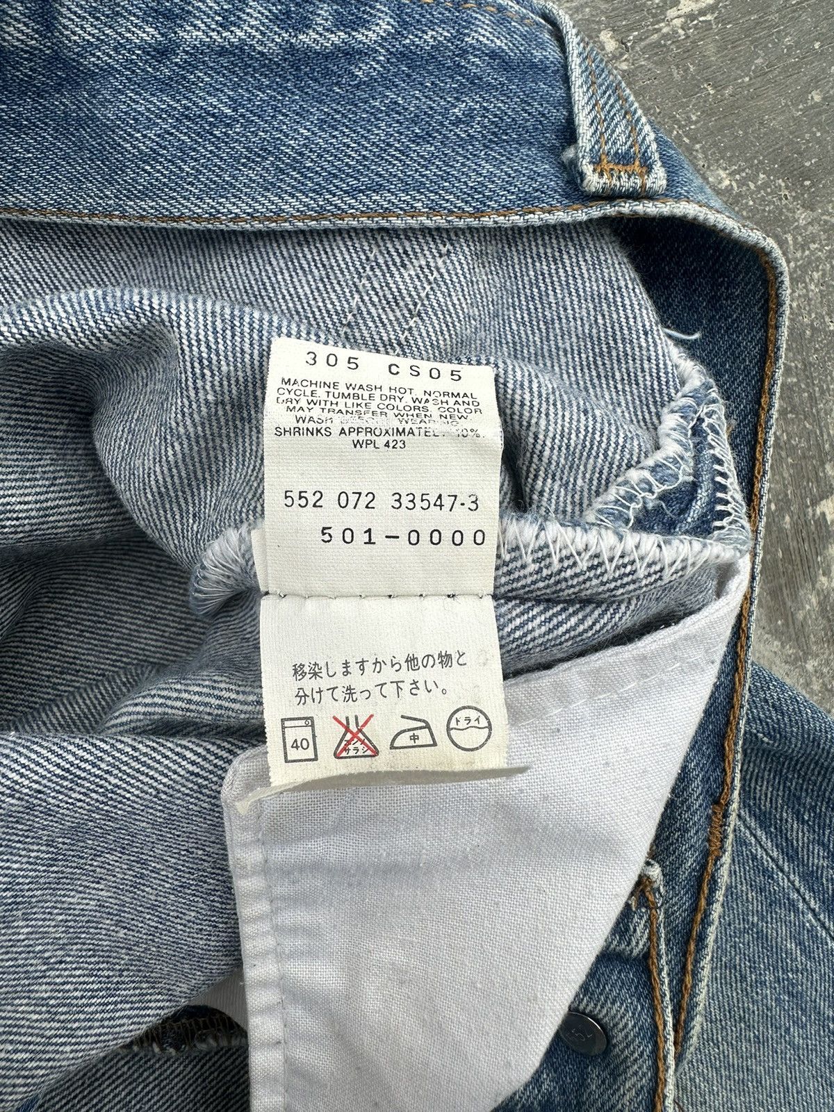 Levi's VINTAGE LEVIS 501 DISTRESSED COWBOY PUNK RAVE COWBOY USA Size US 29 - 8 Thumbnail