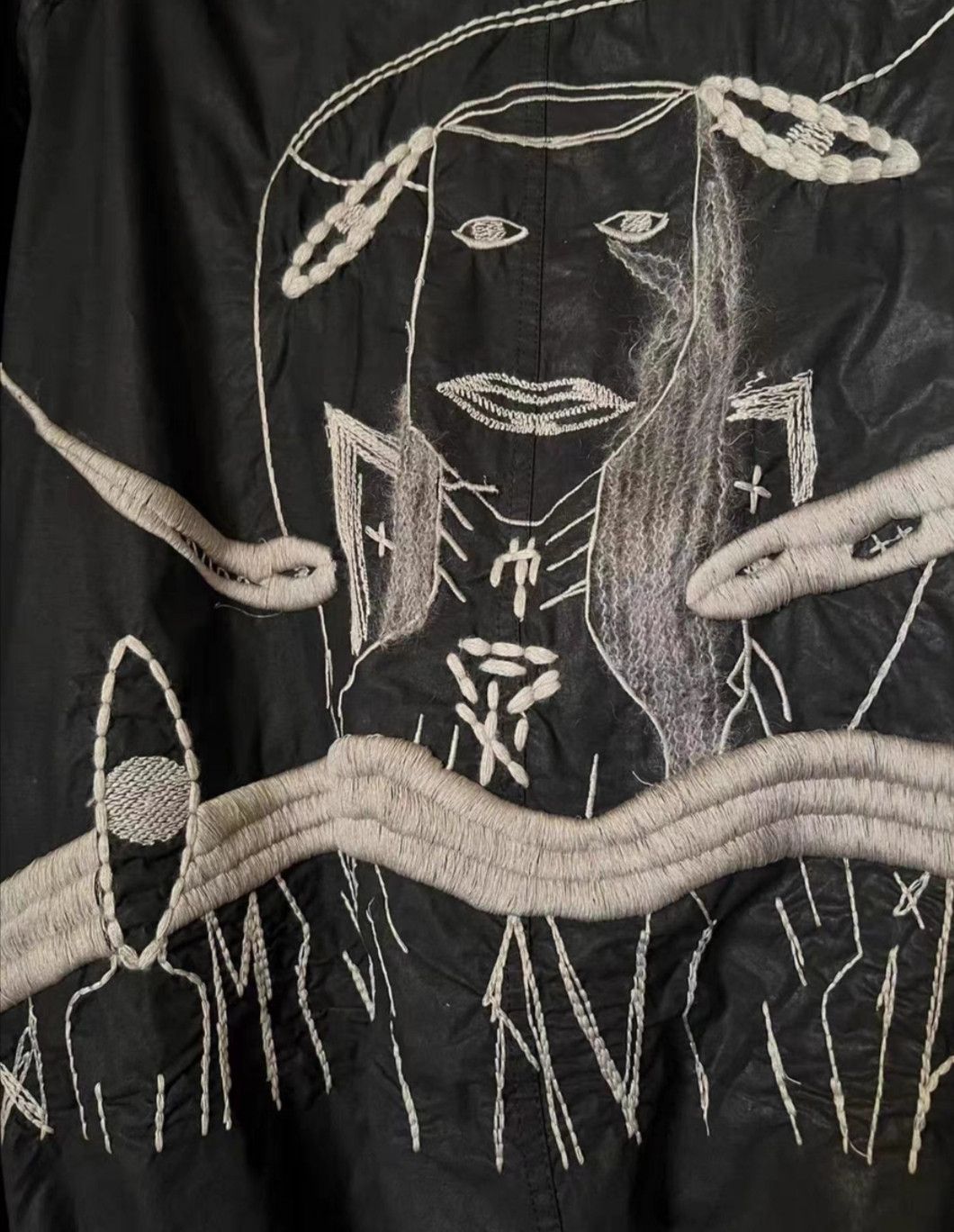 Rick Owens Rick Owens ro embroidery grimace ma1 jacket super rare Size US M / EU 48-50 / 2 - 3 Thumbnail