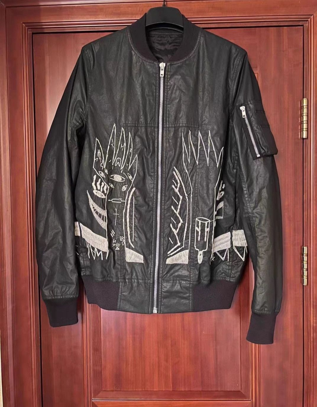 Rick Owens Rick Owens ro embroidery grimace ma1 jacket super rare Size US M / EU 48-50 / 2 - 1 Thumbnail