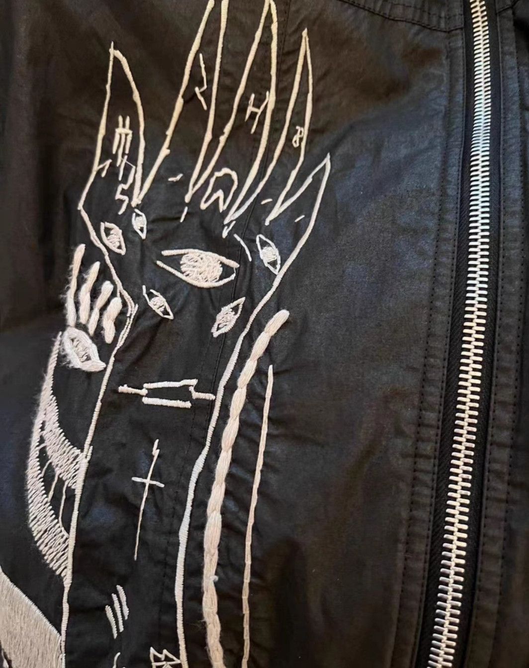 Rick Owens Rick Owens ro embroidery grimace ma1 jacket super rare Size US M / EU 48-50 / 2 - 5 Thumbnail