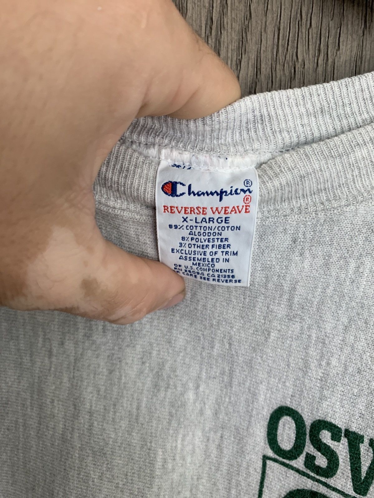 Champion Vintage Reverse Weave Oswego State University sweatshirt Size US XL / EU 56 / 4 - 3 Thumbnail